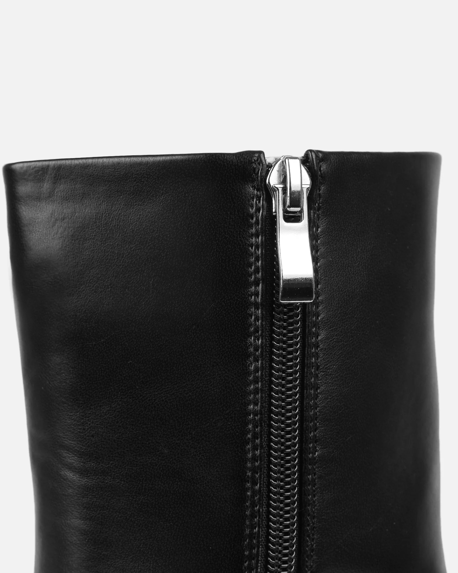 Huxley Black Low Heel Ankle Boots - Image 3