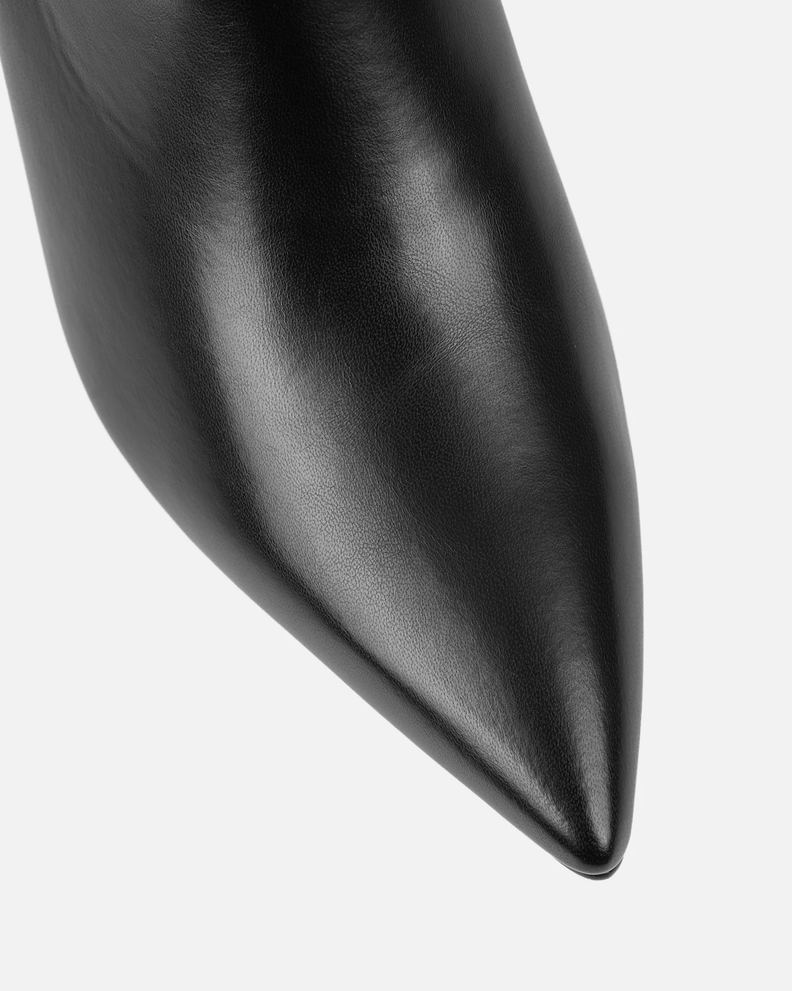 Huxley Black Low Heel Ankle Boots - Image 4