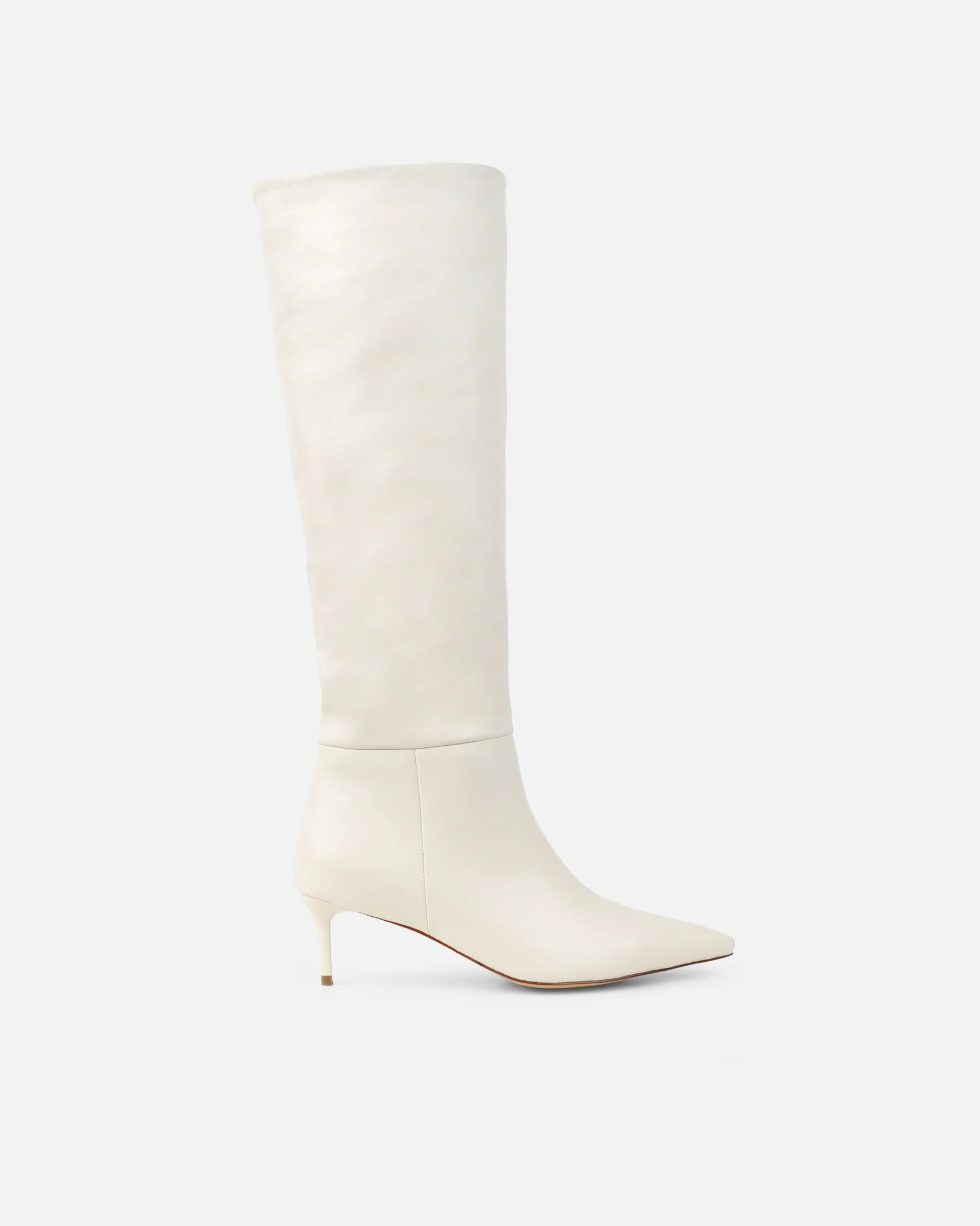 Huxton Pull On Low Heeled Knee High Boots - Image 2