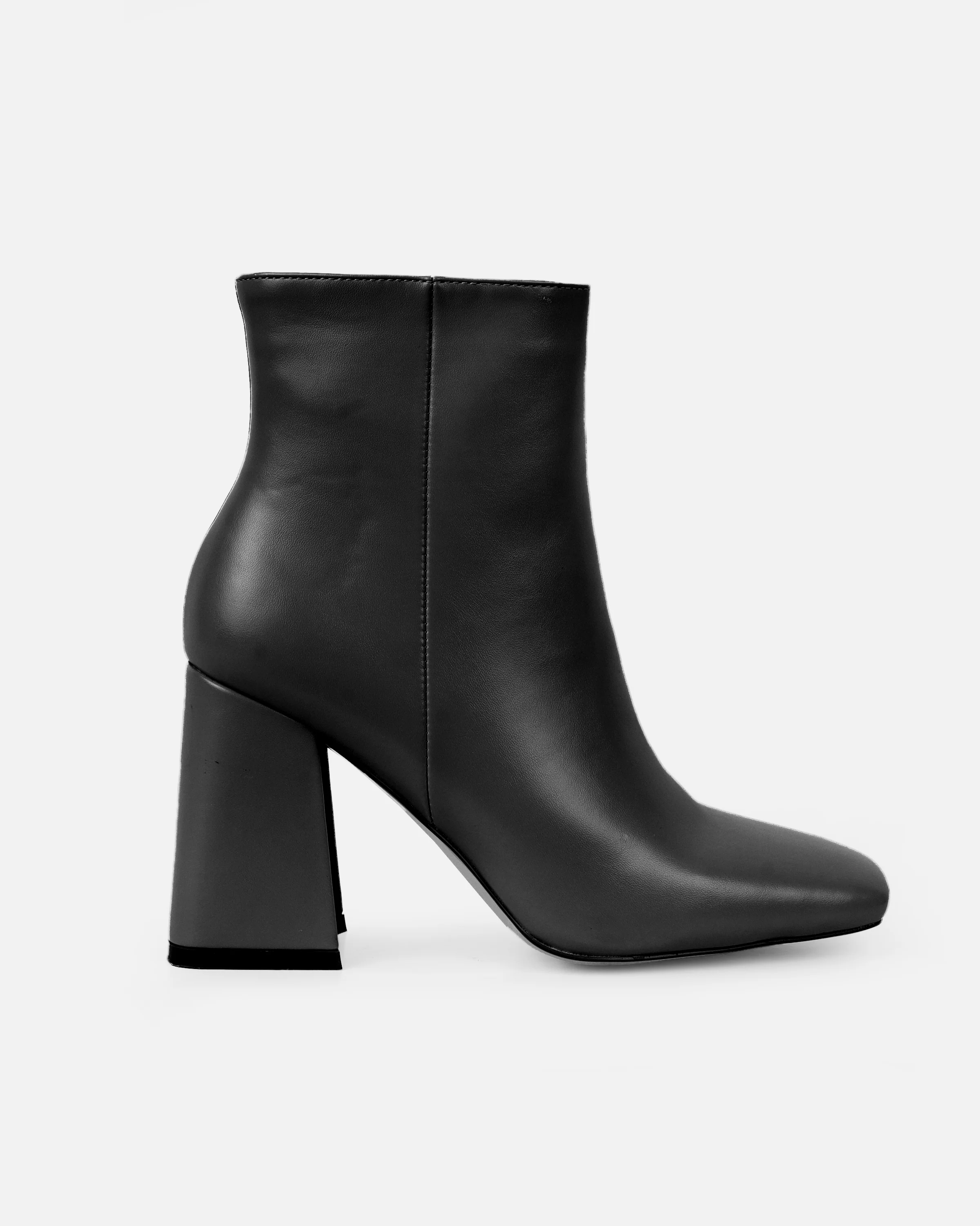 Jameson Black Mid Heeled Ankle Boots - Image 2