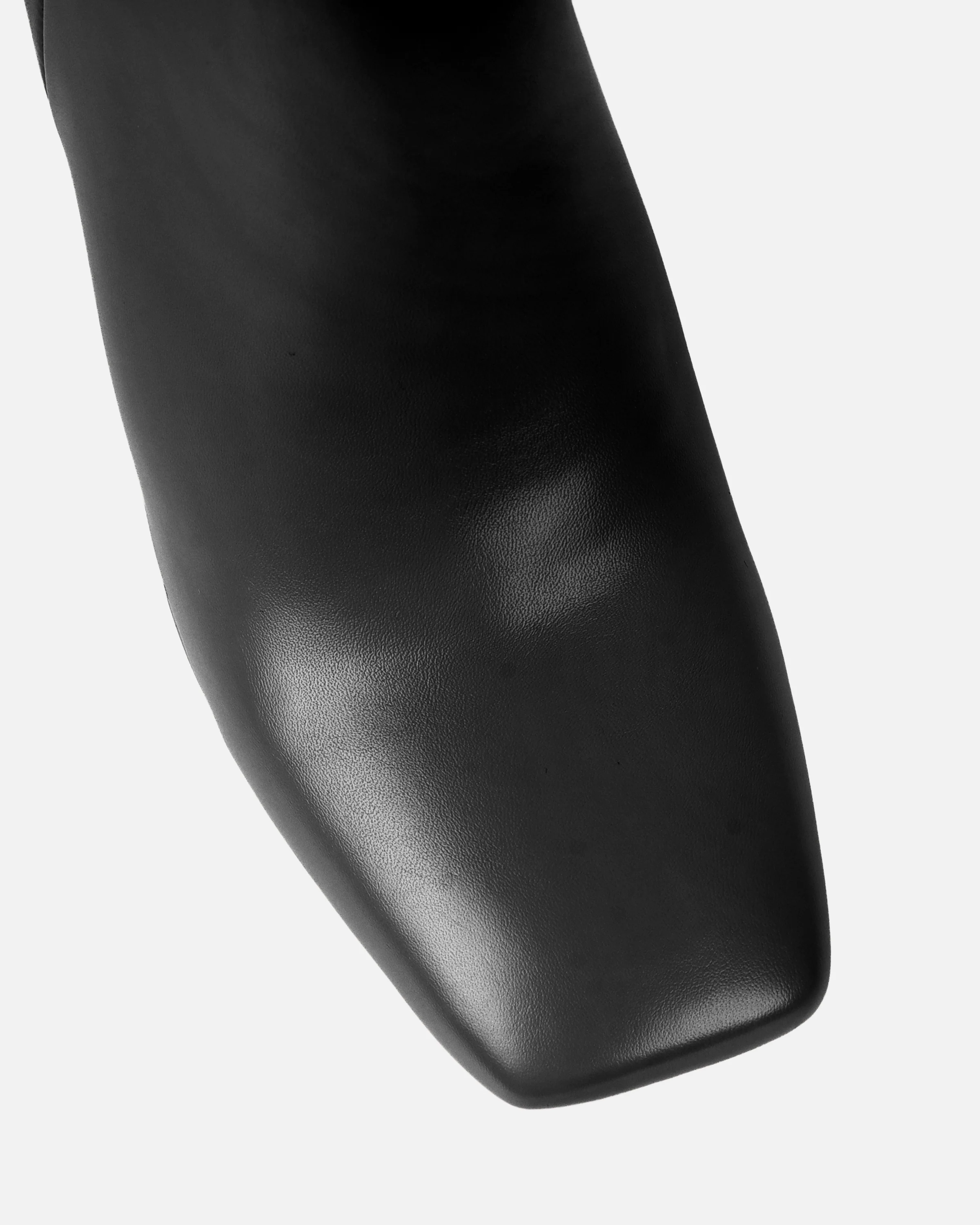 Jameson Black Mid Heeled Ankle Boots - Image 4