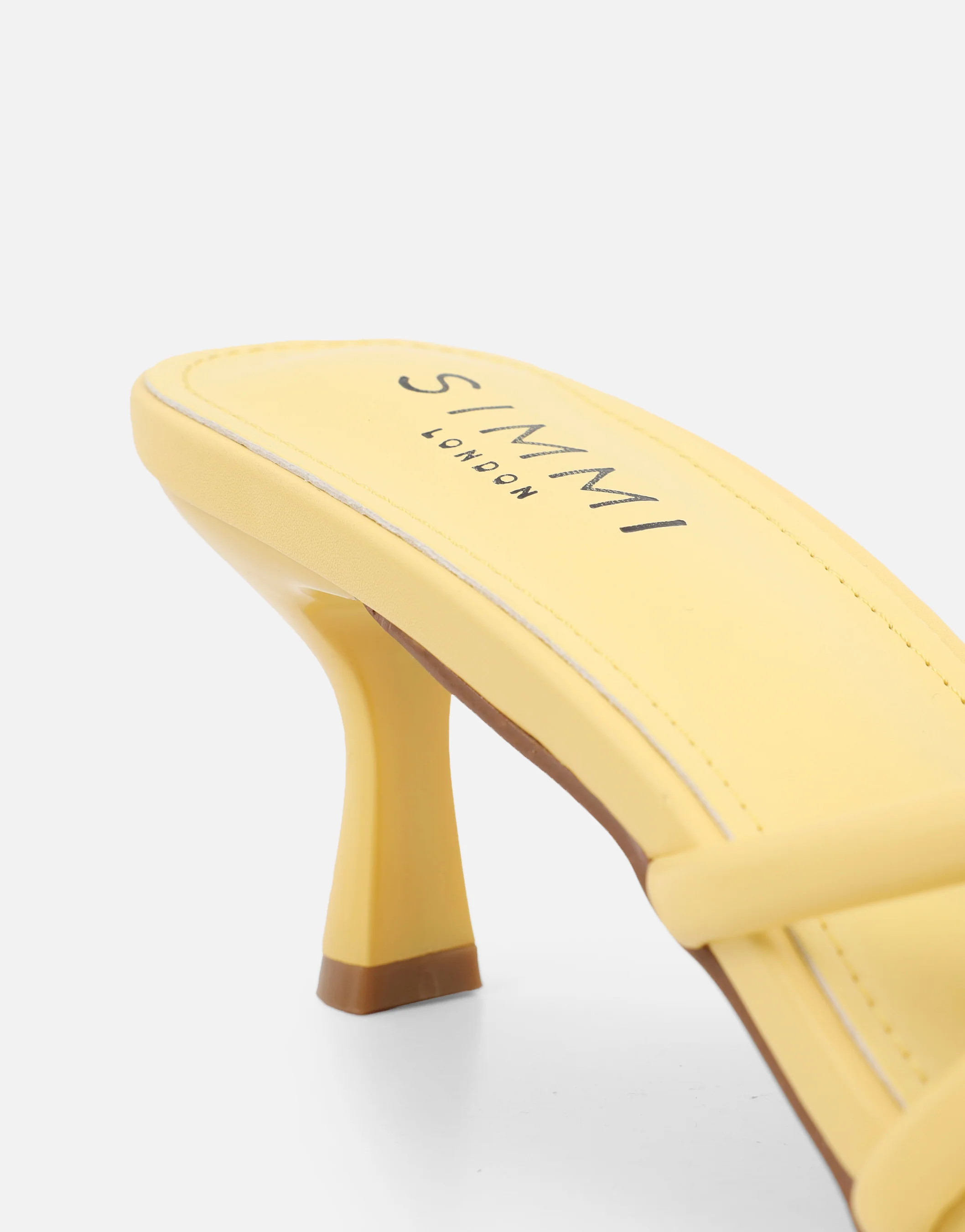 Jemima Yellow Flower Detail Mules - Image 4