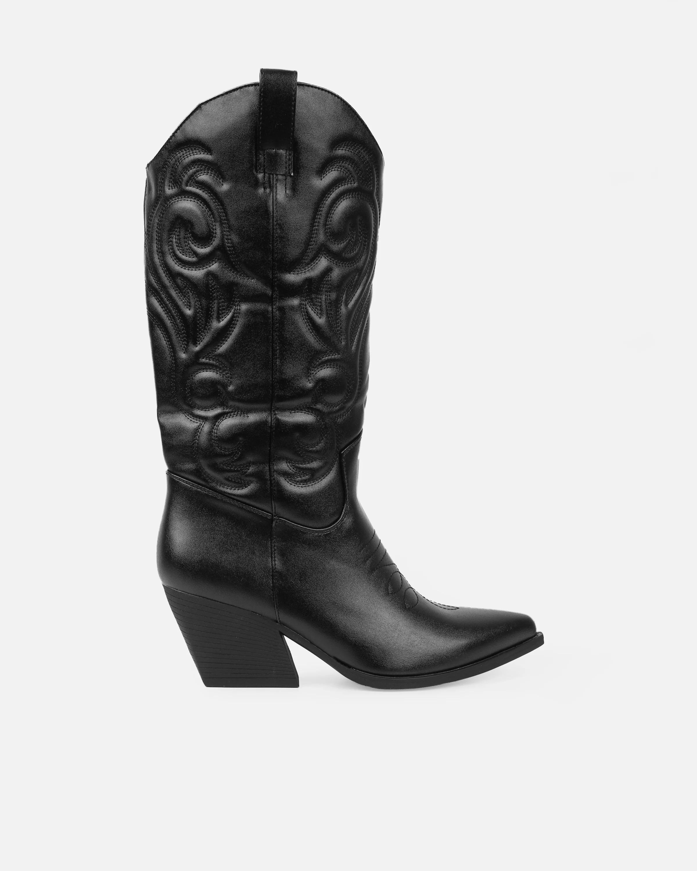 Joseph Black Calf Western Boots - Image 2