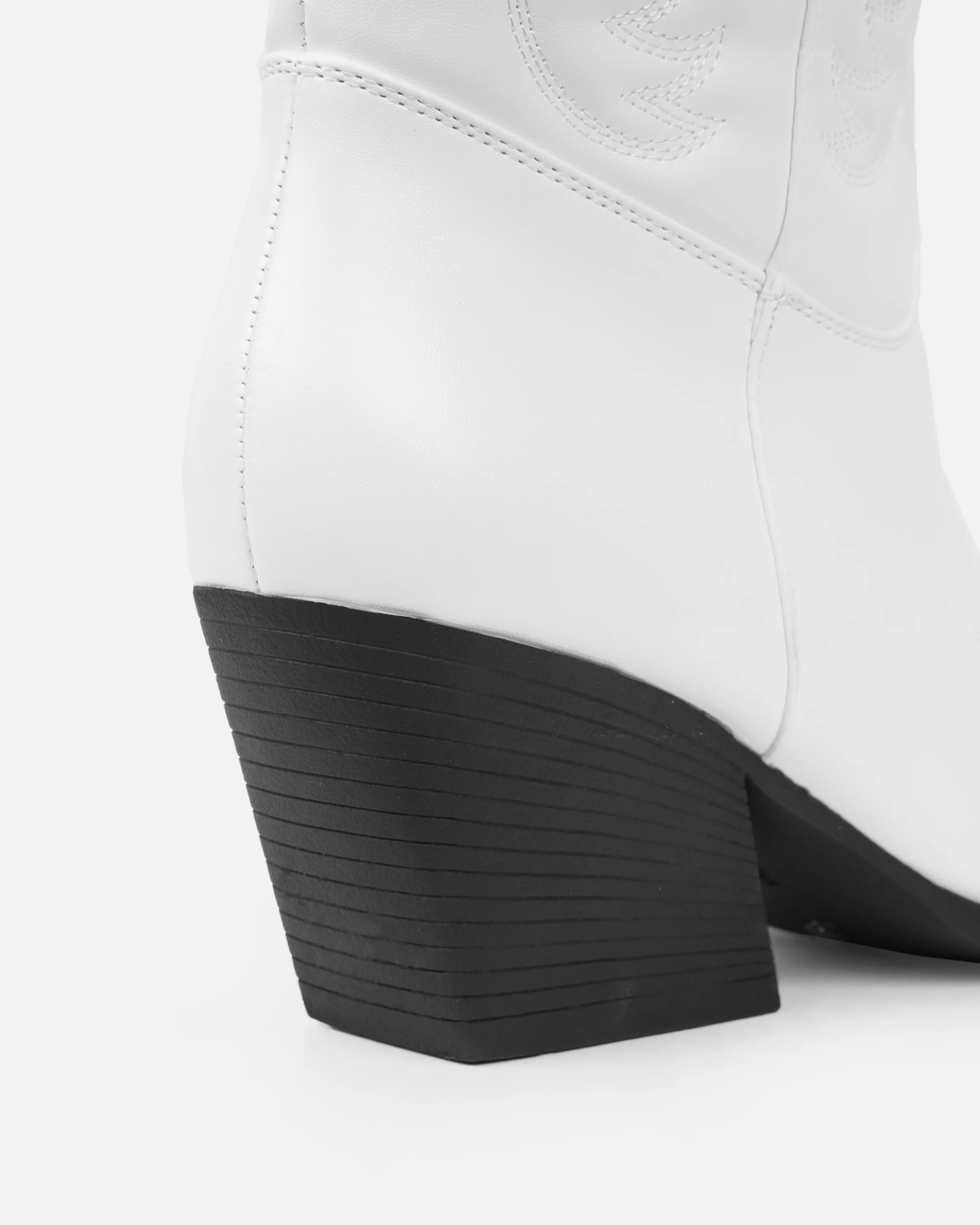 Joseph White Calf Western Boots - Image 3