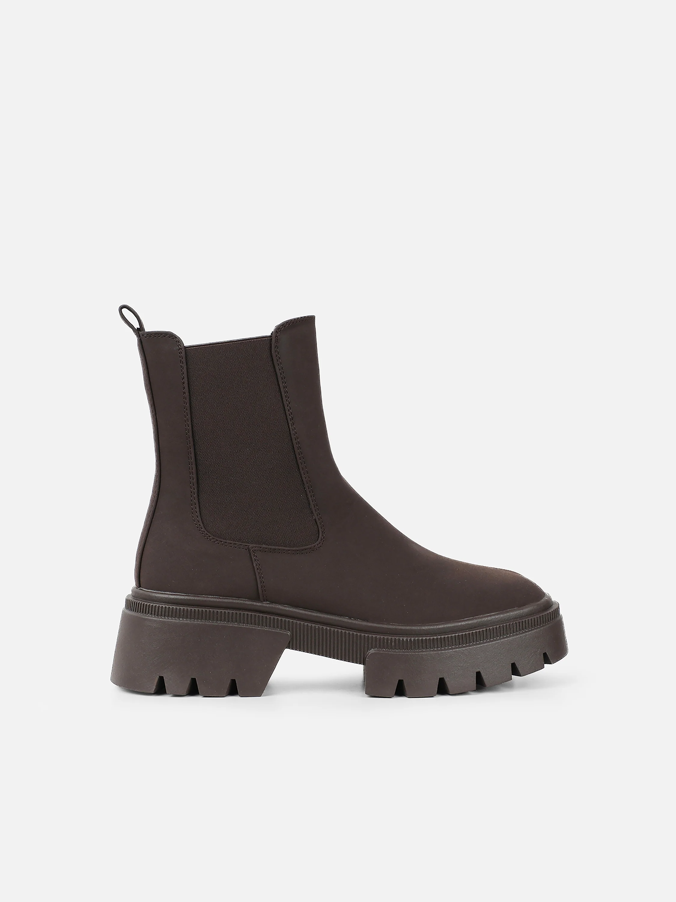 Judd Brown Suede Chunky Chelsea Boots - Image 2