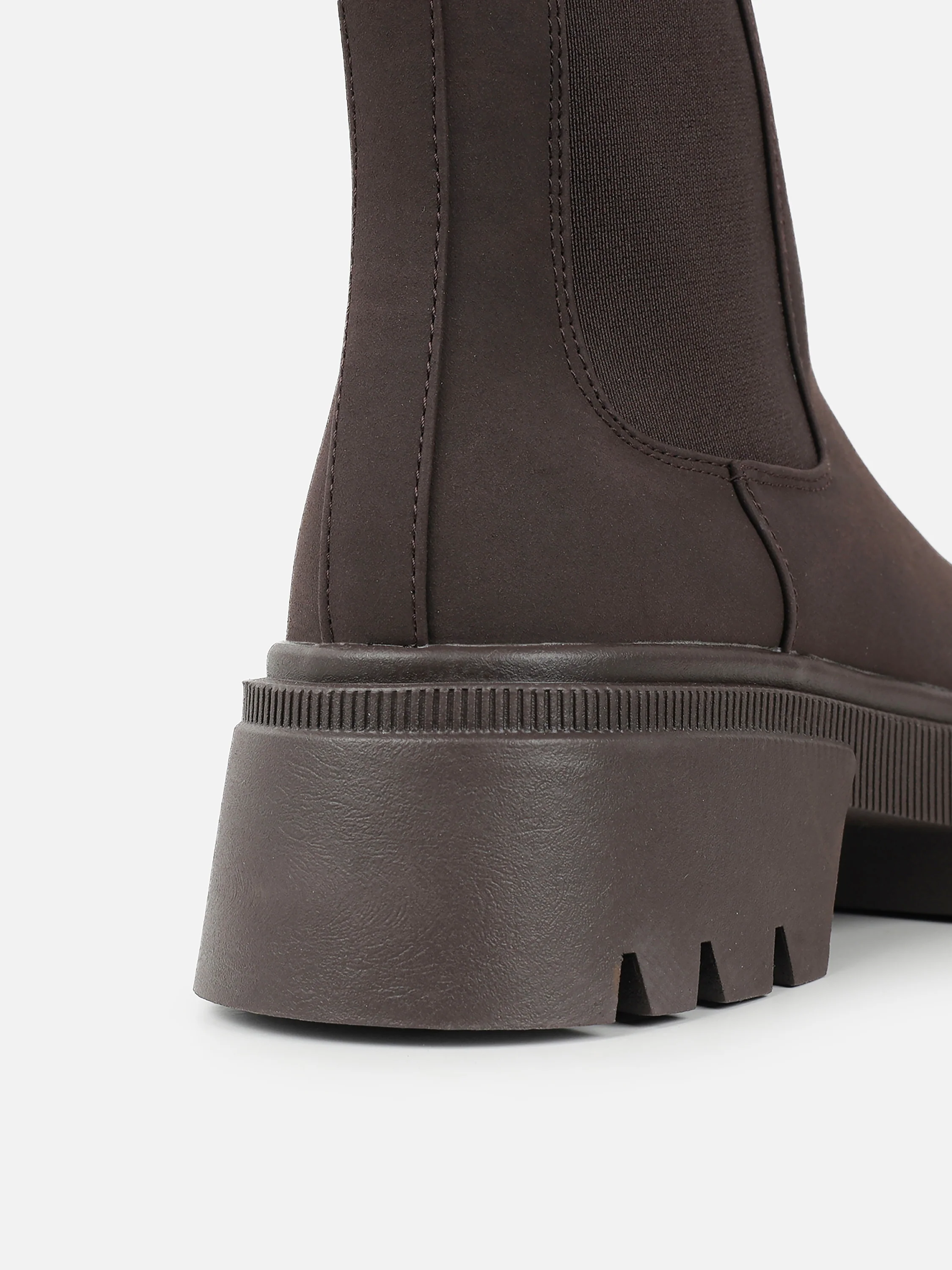 Judd Brown Suede Chunky Chelsea Boots - Image 3