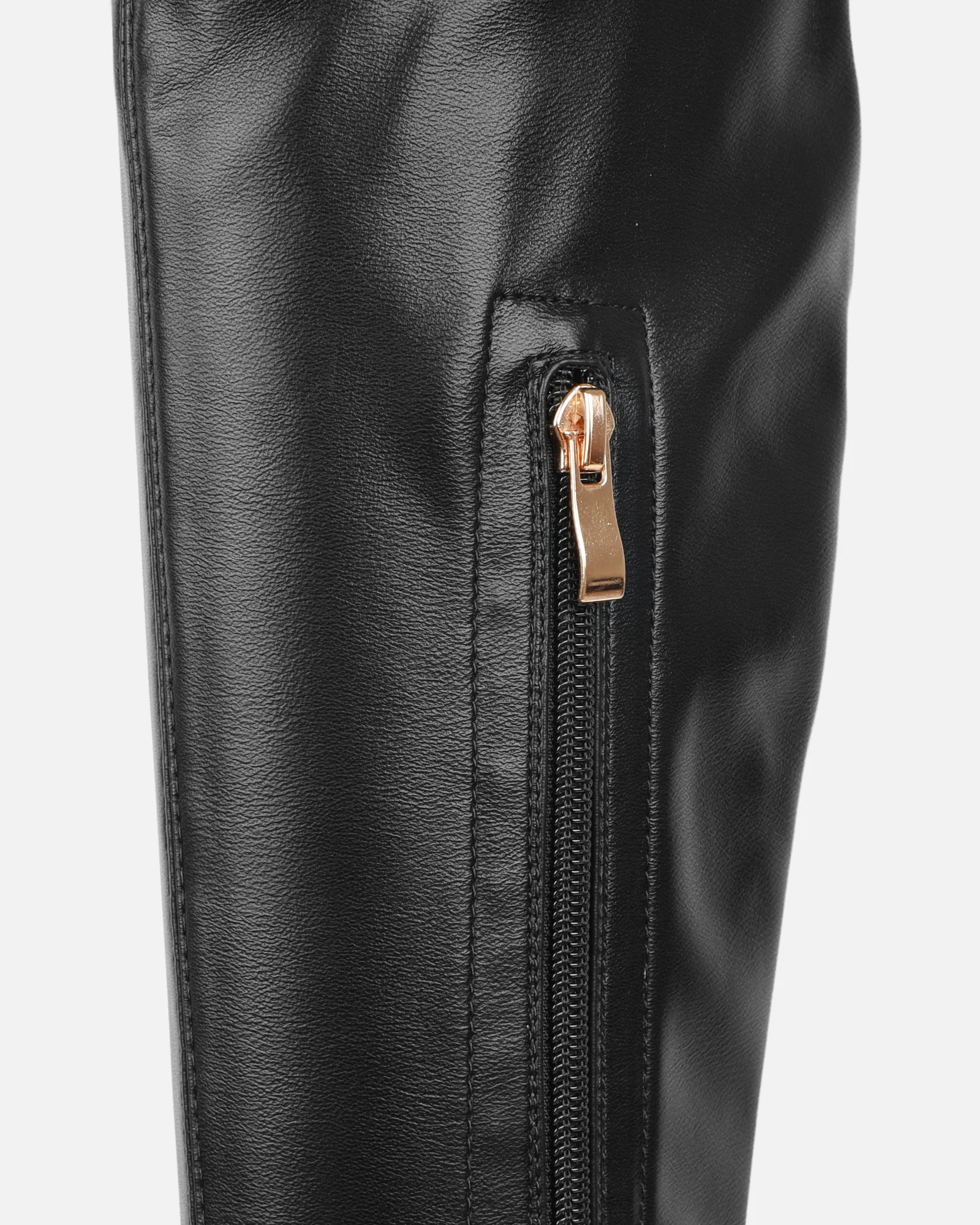 Kadeem Black Wedge Over The Knee Boots - Image 3