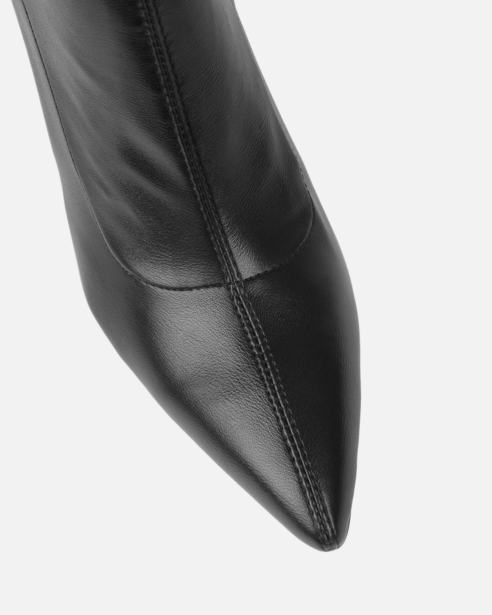 Kadeem Black Wedge Over The Knee Boots - Image 4