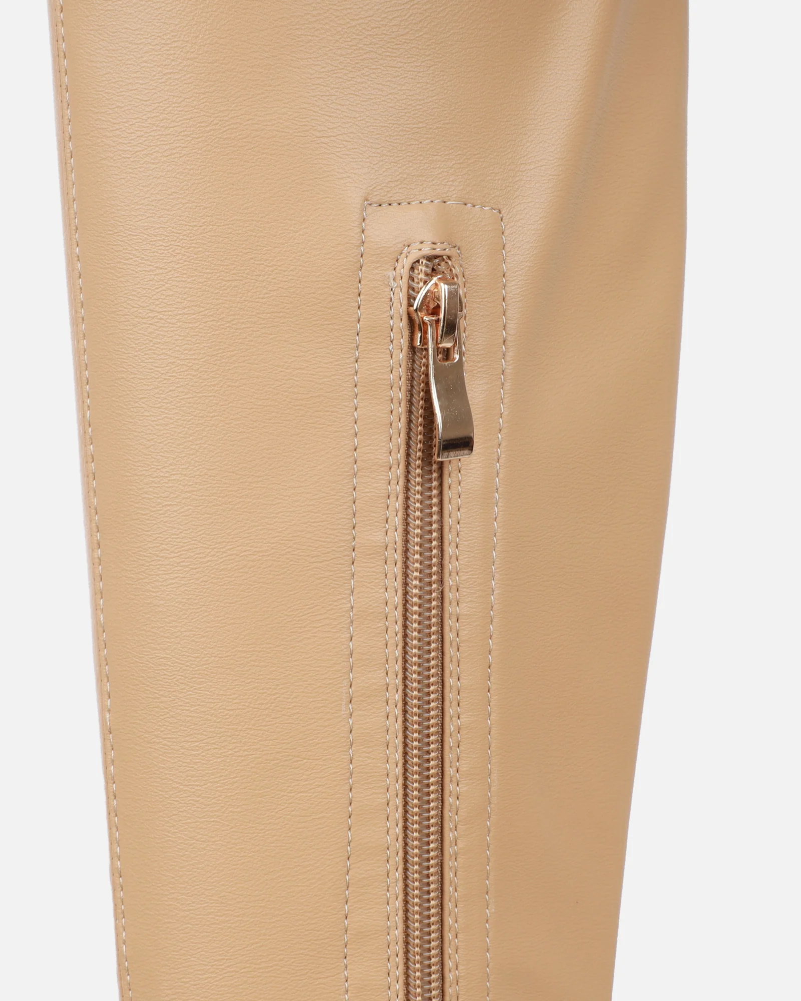 Kadeem Nude Wedge Over The Knee Boots - Image 3