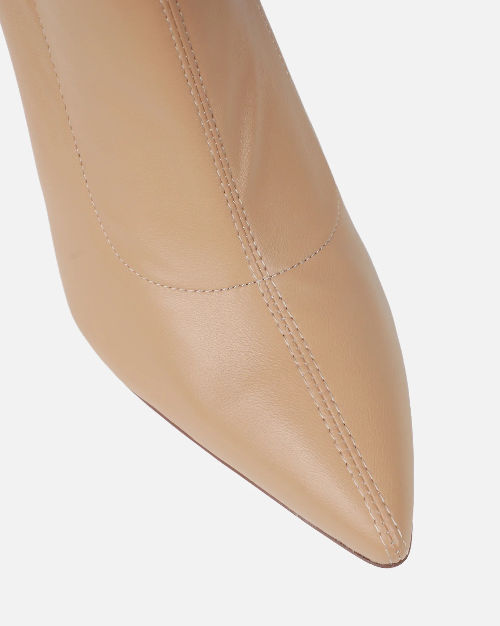 Kadeem Nude Wedge Over The Knee Boots - Image 4