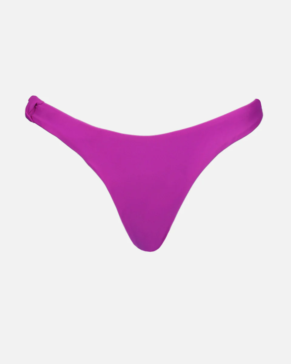 Kai Purple Knot Detail Bikini Bottoms - Image 3