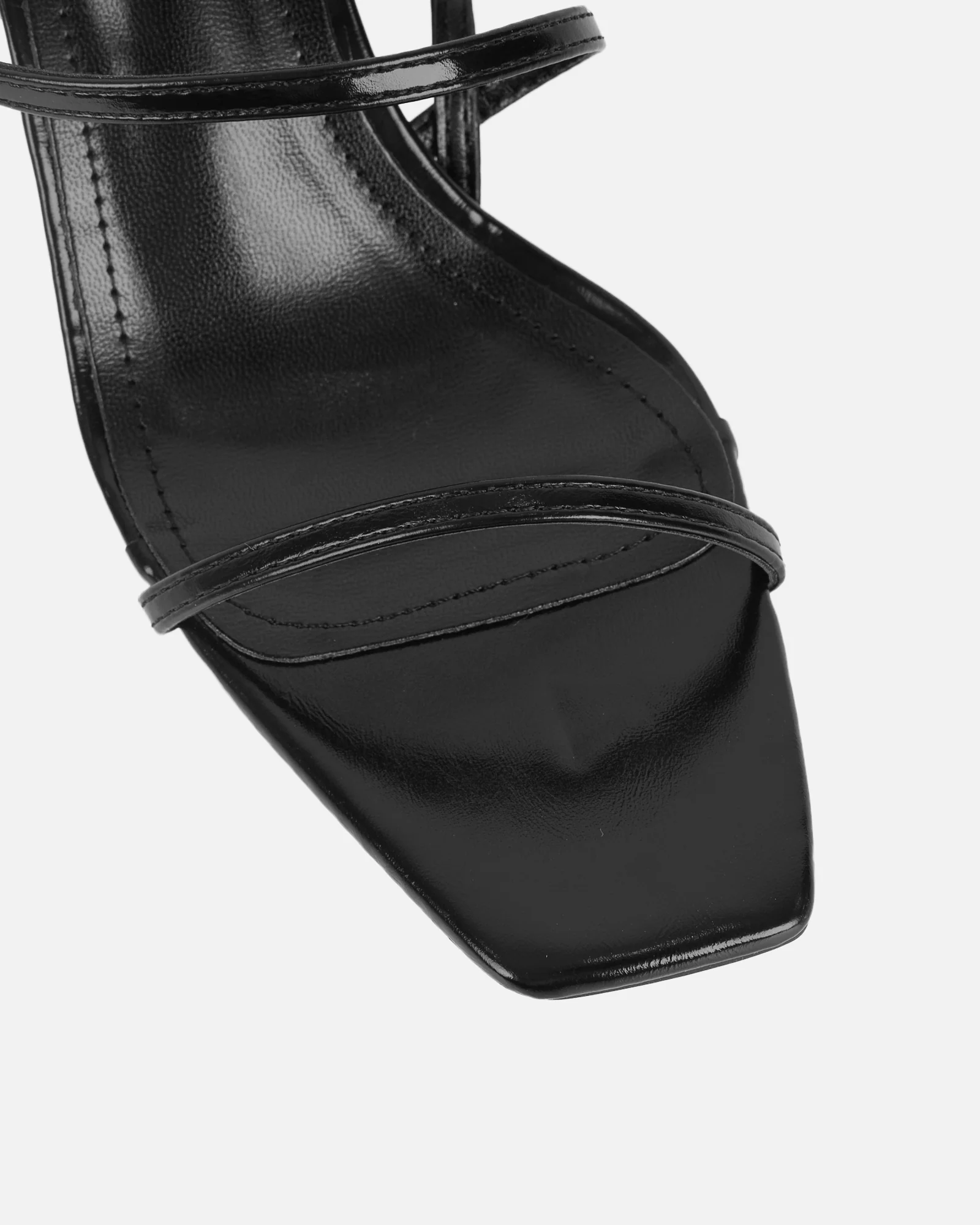 Kaleah Black Heeled Sandals - Image 4