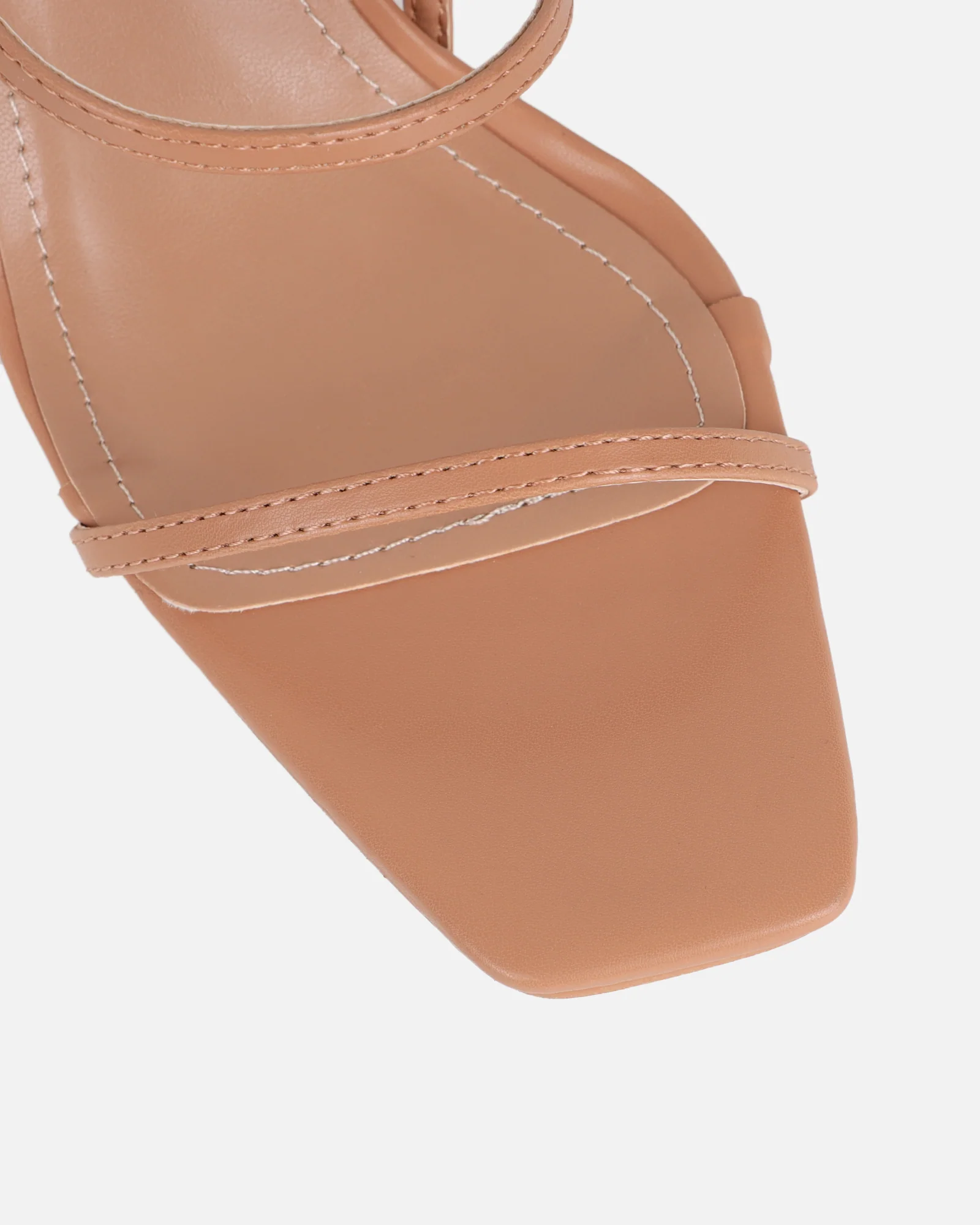 Kaleah Nude Heeled Sandals - Image 4
