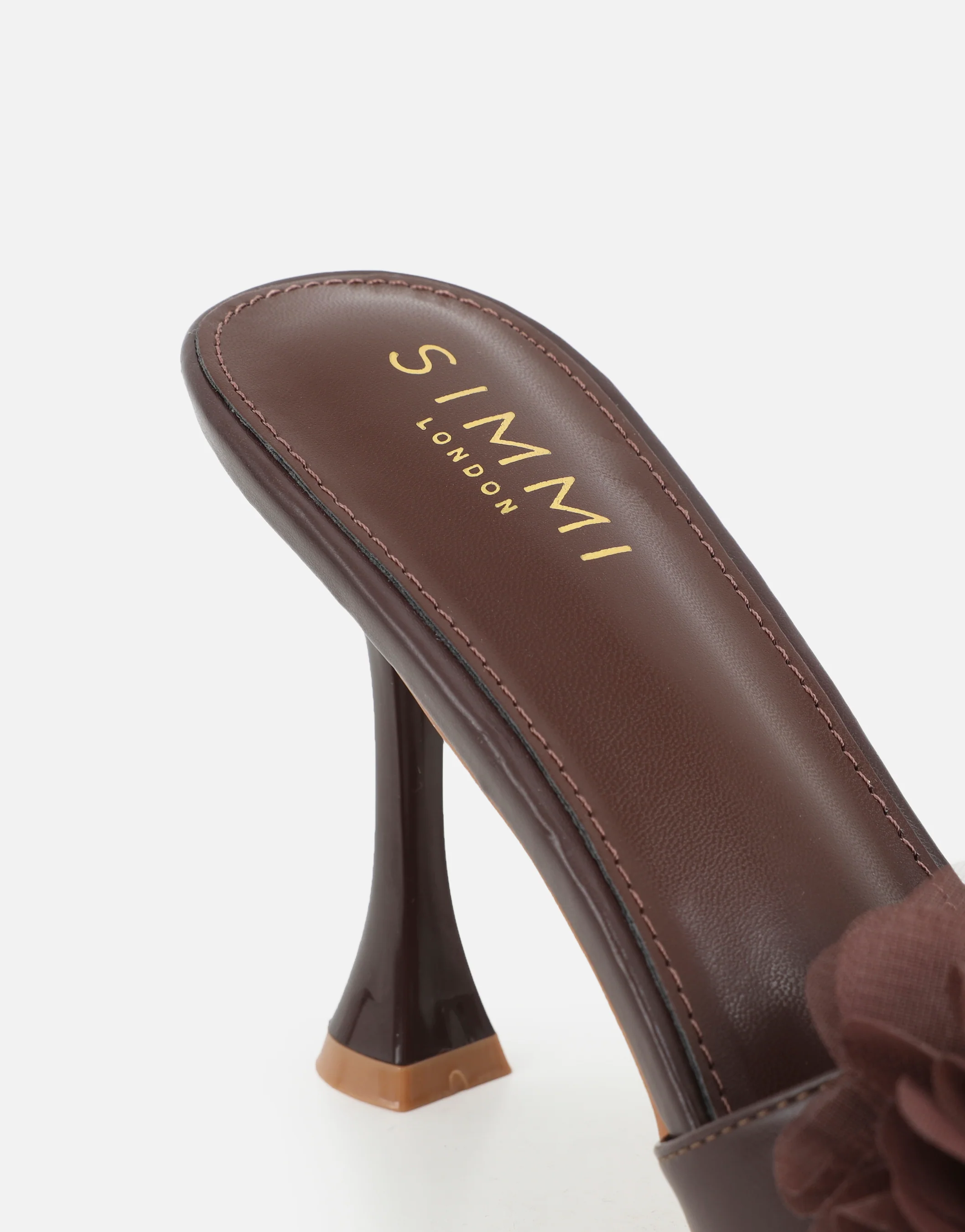 Kaz Brown Petail Detail Mules - Image 4