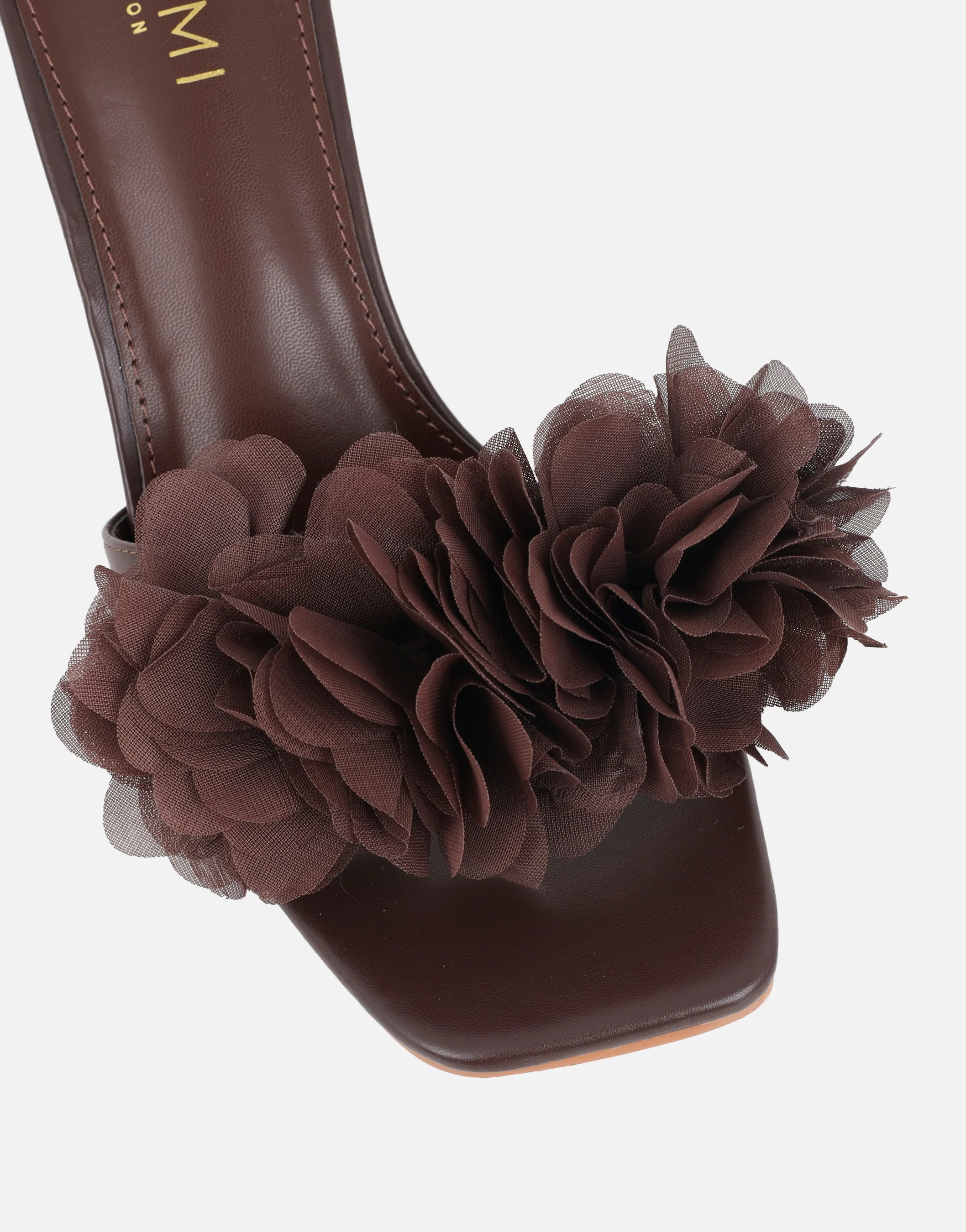 Kaz Brown Petail Detail Mules - Image 5