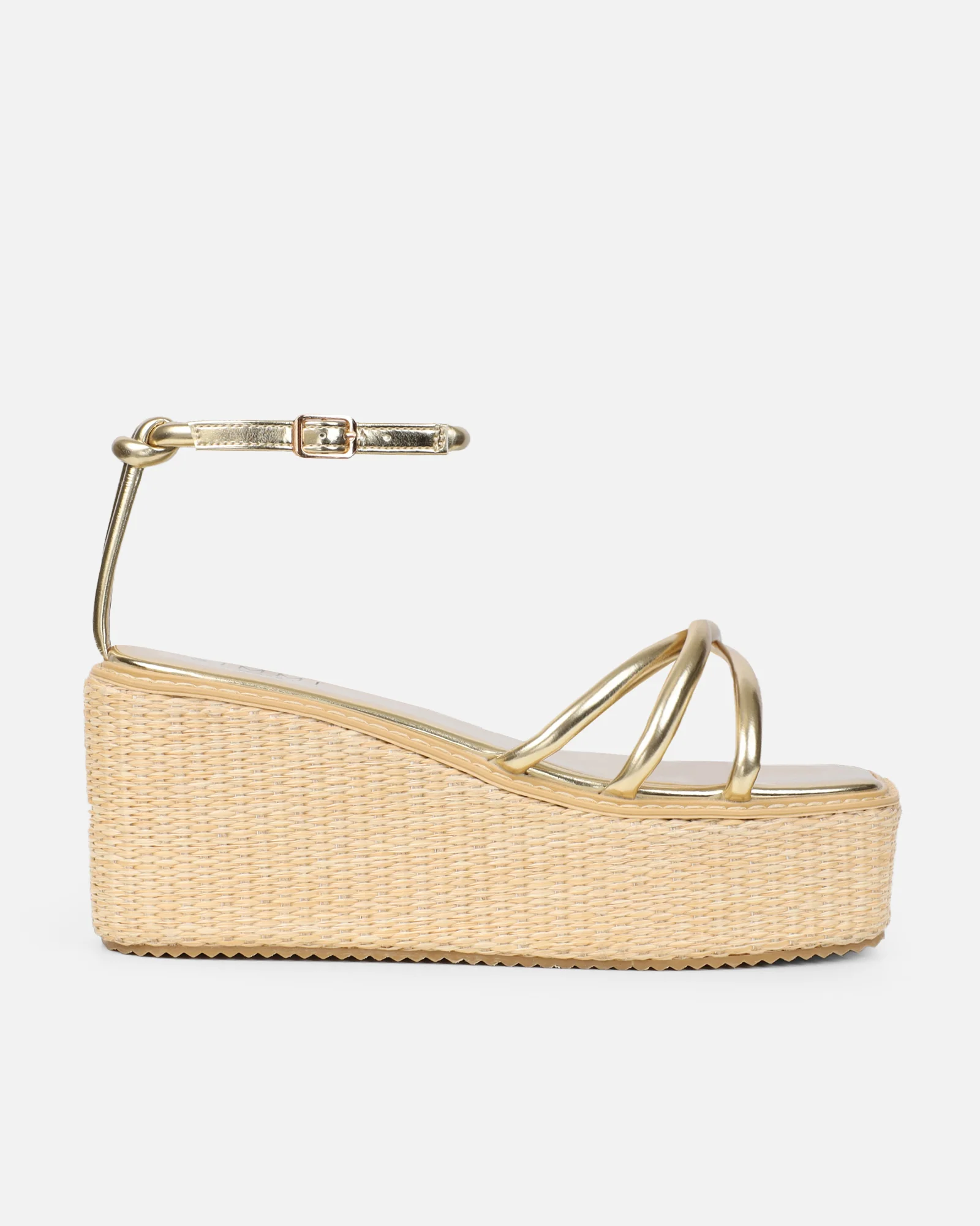 Kere Gold Metallic Espadrille Sandals - Image 2