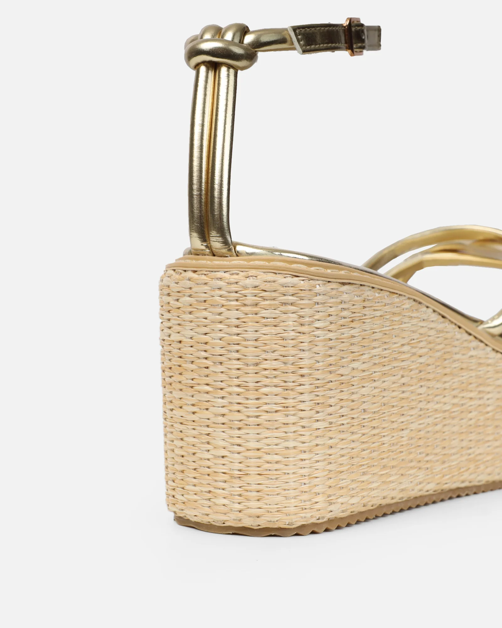 Kere Gold Metallic Espadrille Sandals - Image 3