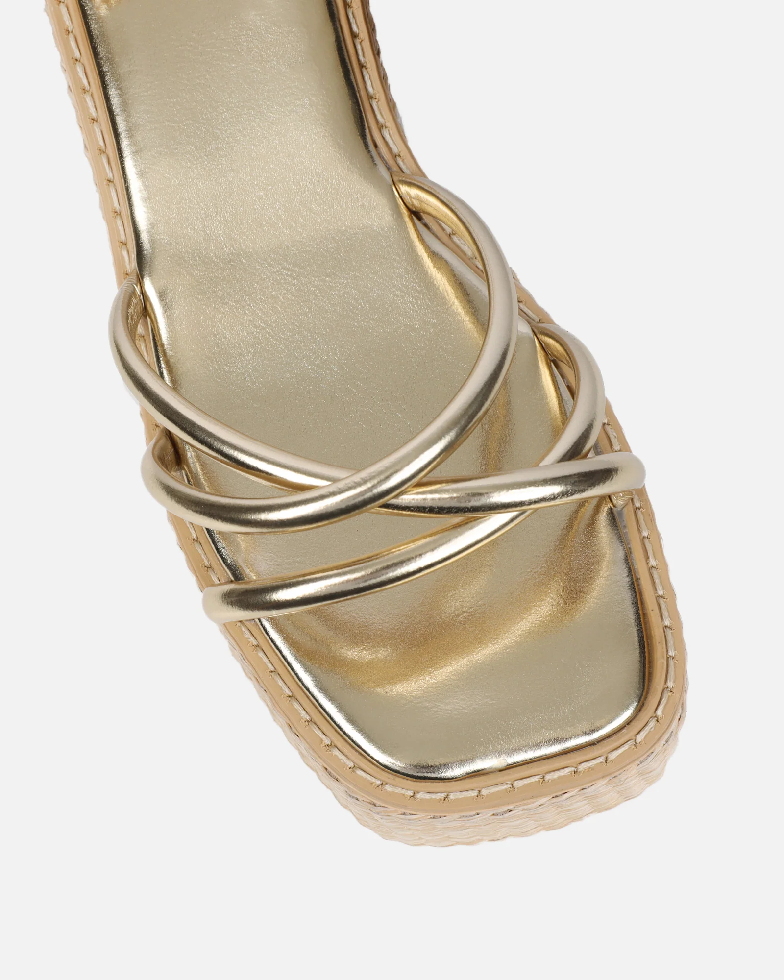 Kere Gold Metallic Espadrille Sandals - Image 4