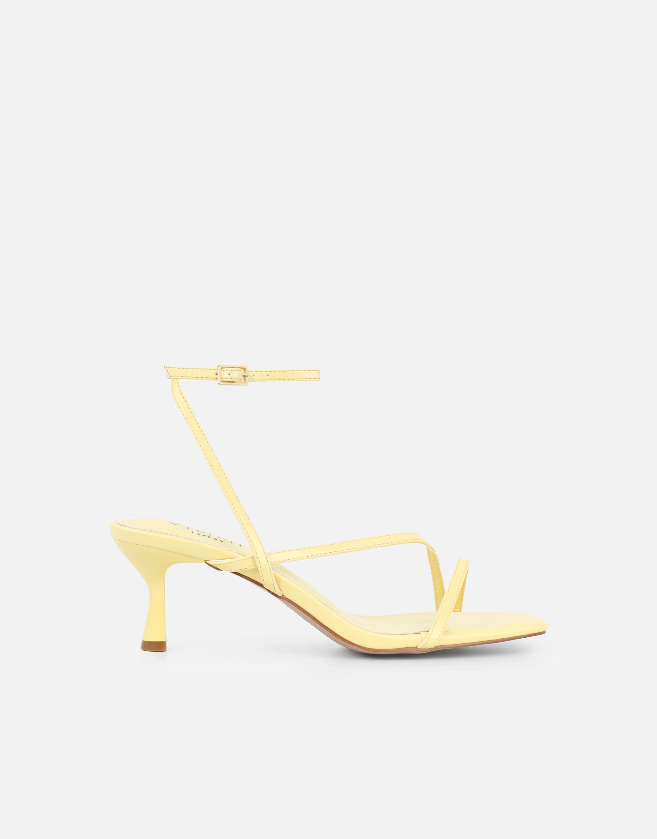 Kristan Yellow Heeled Sandals - Image 2