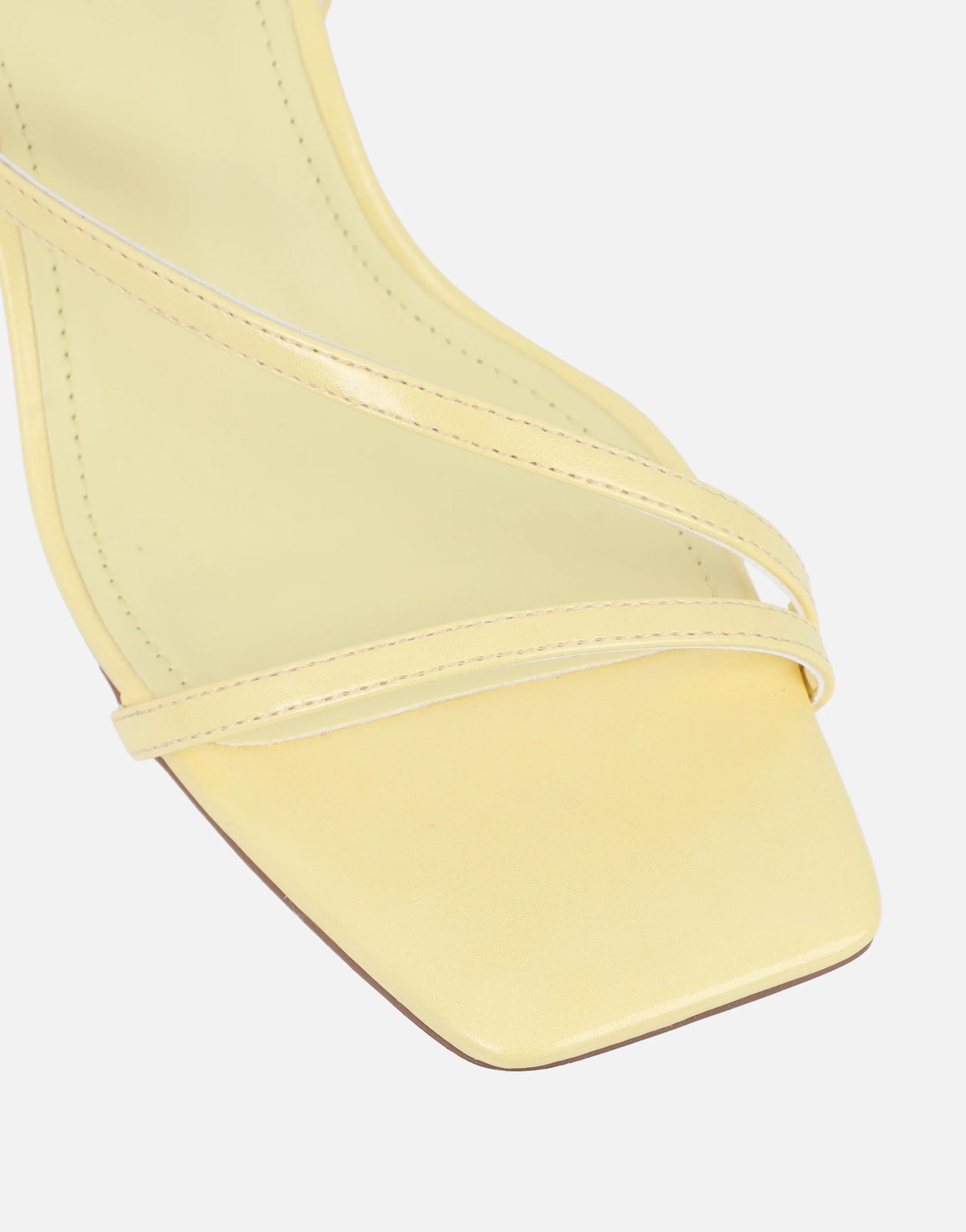 Kristan Yellow Heeled Sandals - Image 4