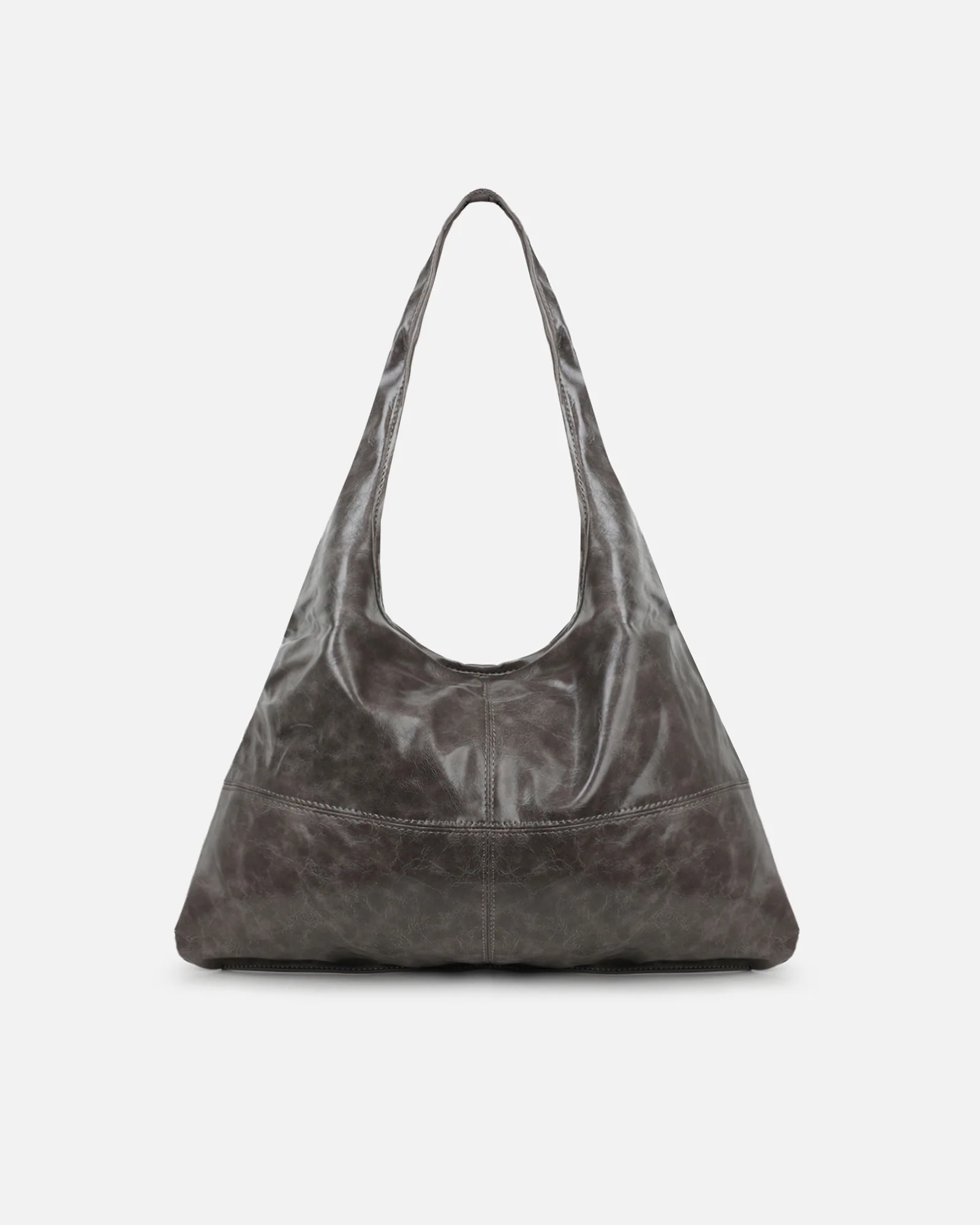 Kristy Vintage Grey Shoulder Bag - Image 4