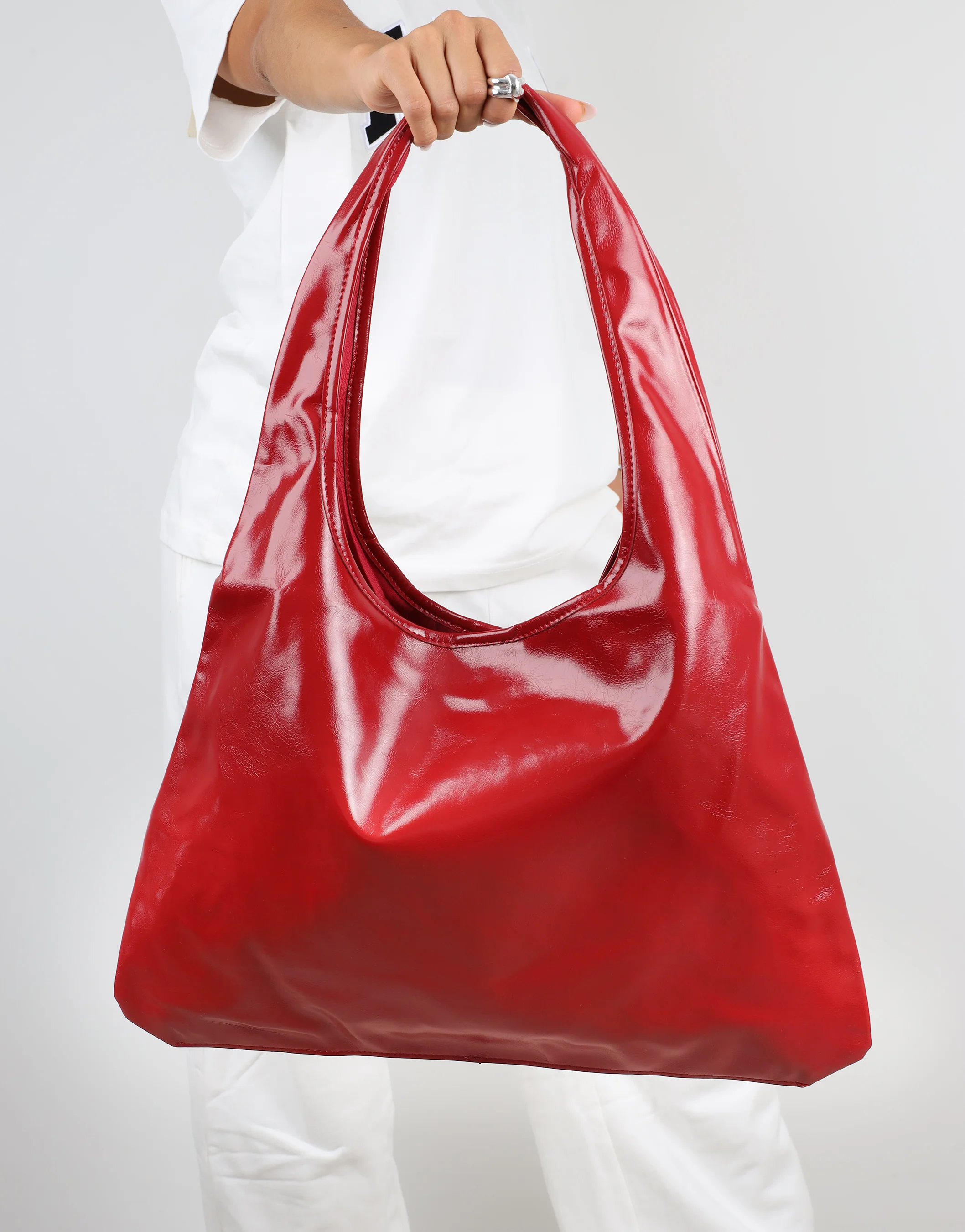 Kristy Vintage Red Shoulder Bag - Image 2