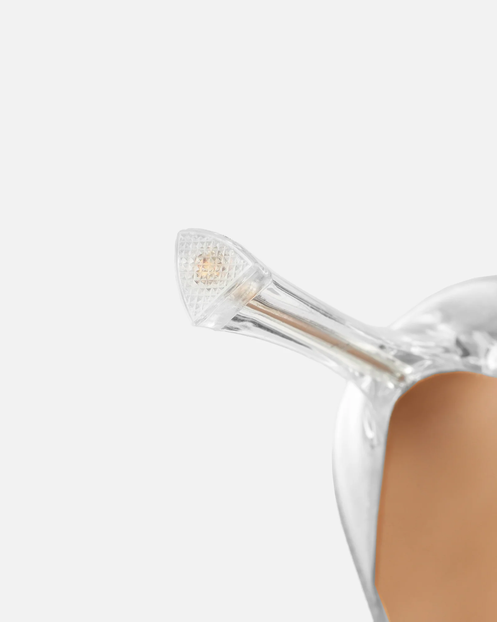 Lalita Clear Silver Mirror Diamante Mules - Image 3