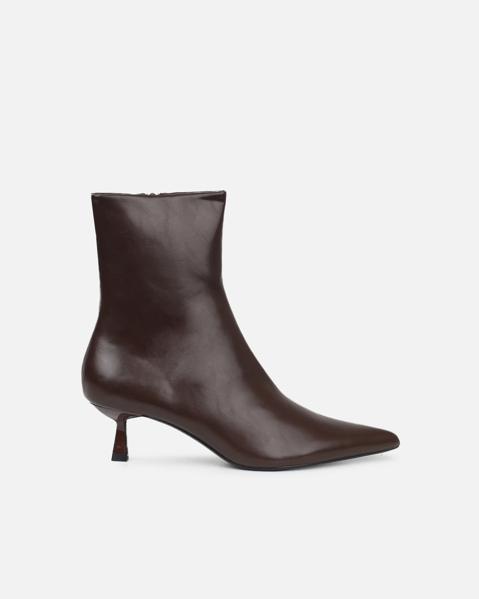 Lambert Chocolate Brown Low Heeled Boots - Image 2
