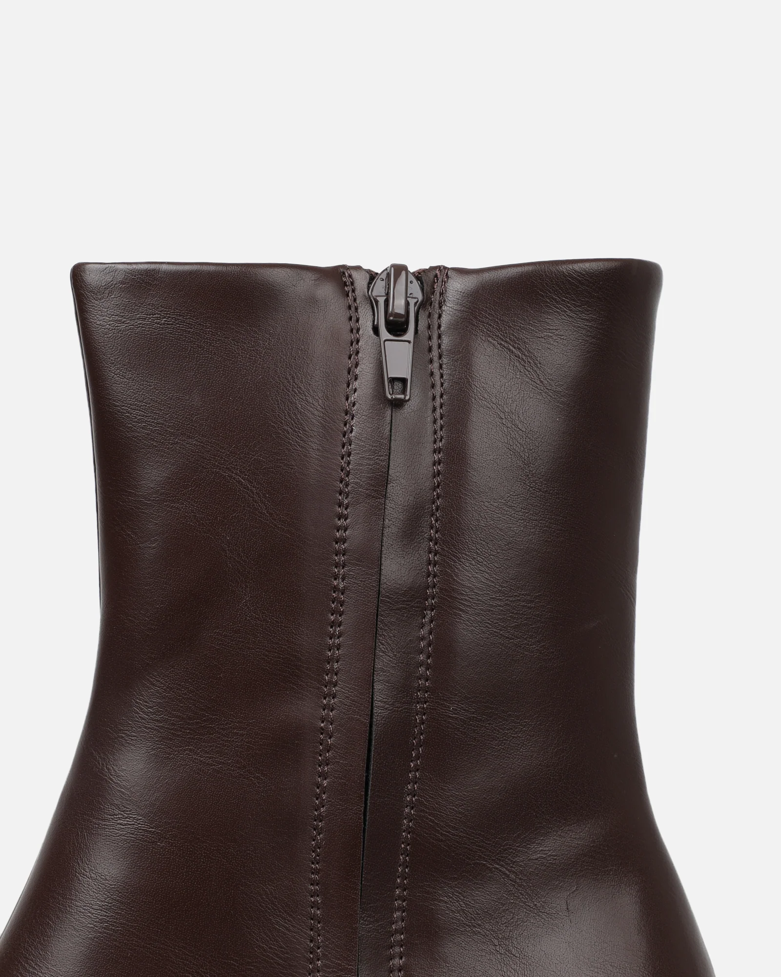 Lambert Chocolate Brown Low Heeled Boots - Image 3