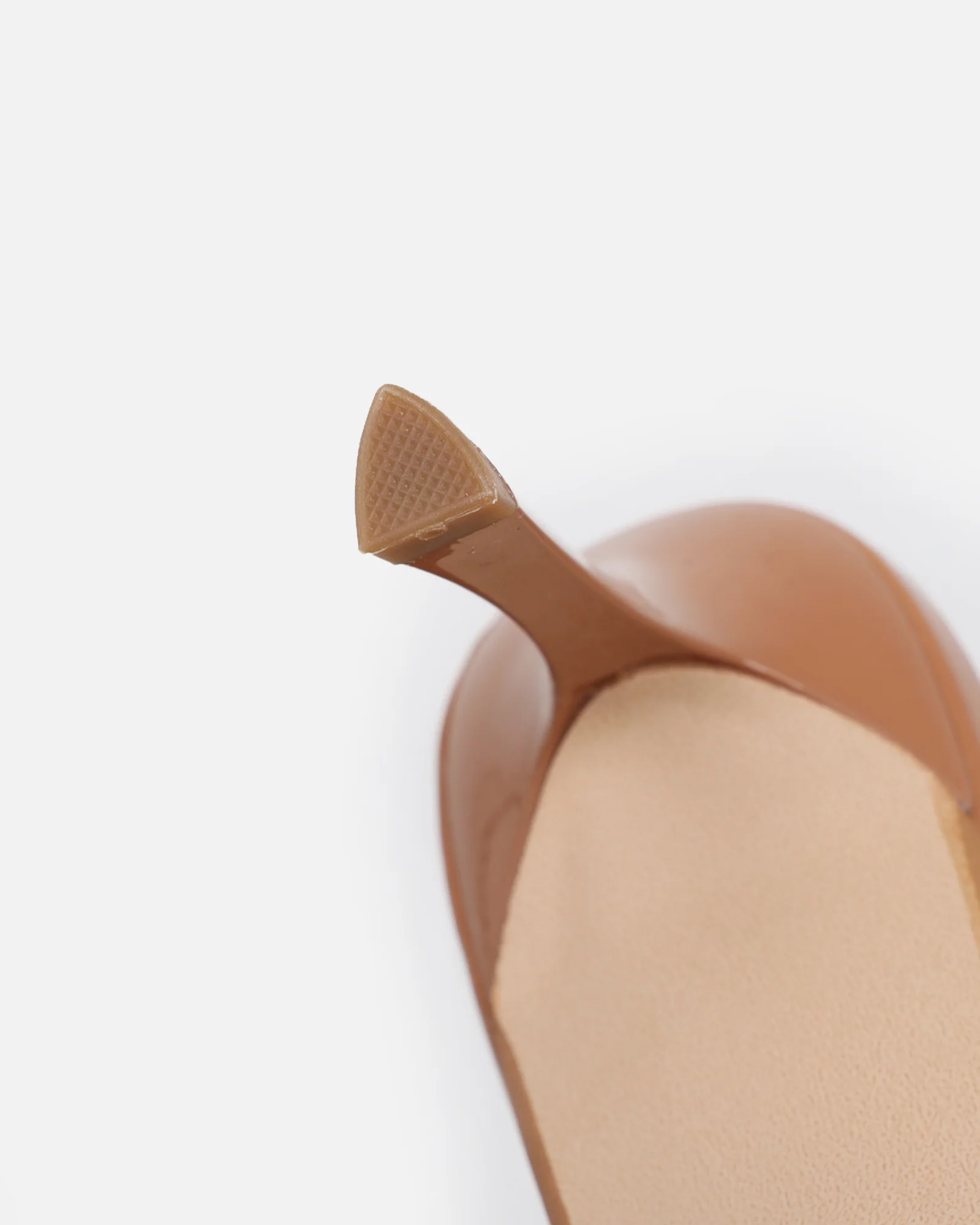 Layana Camel Box Slingback Court Shoes - Image 3