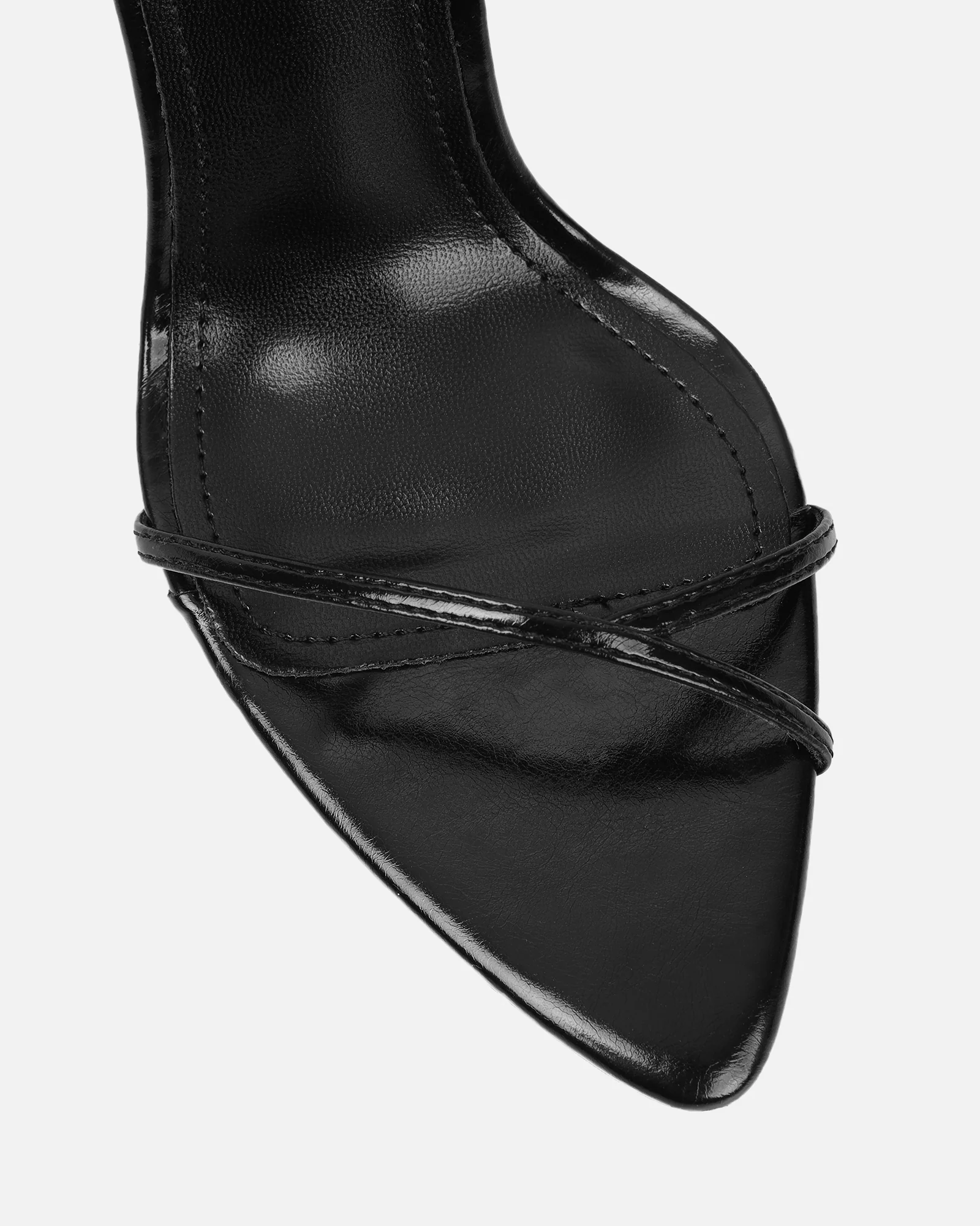 Layne black strappy heeled sandals - Image 5
