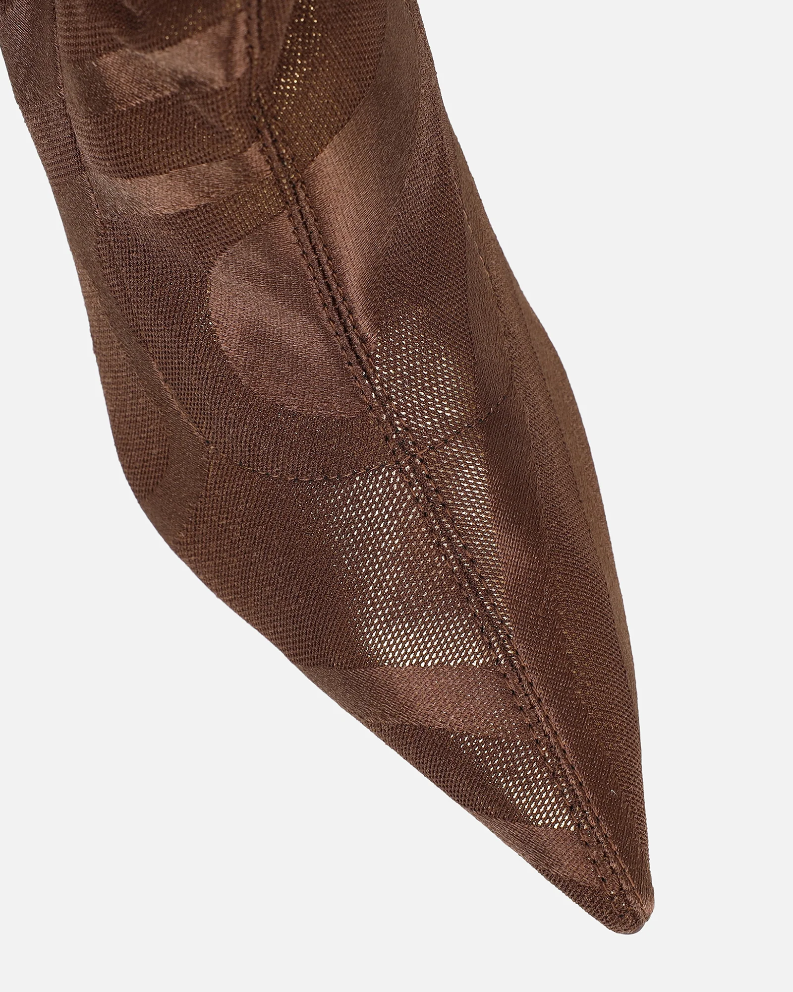 Lester brown printed stiletto over the knee boots - Image 4
