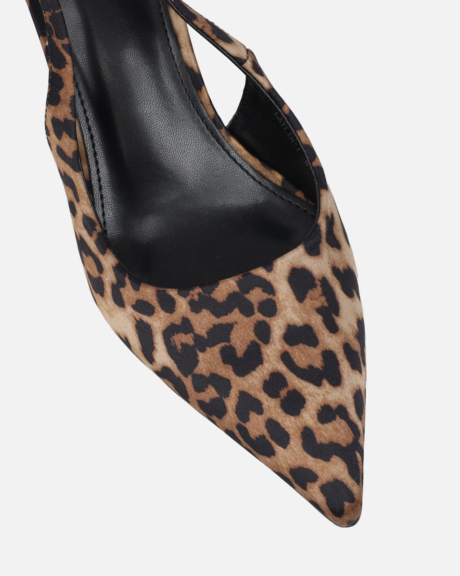 Liorra Leopard Sling Back Court Shoes - Image 3