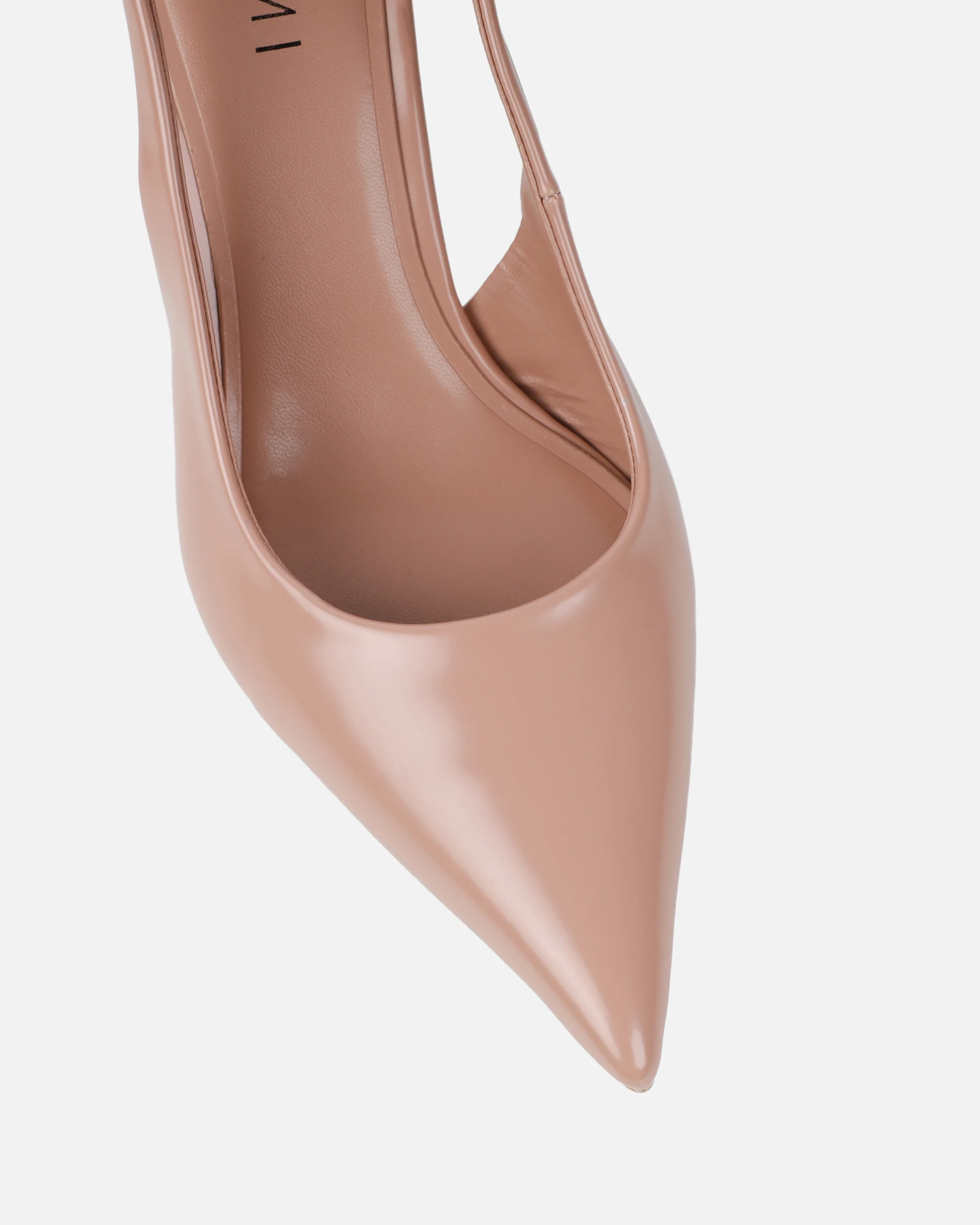 Liorra Nude Box Sling Back Court Shoes - Image 3