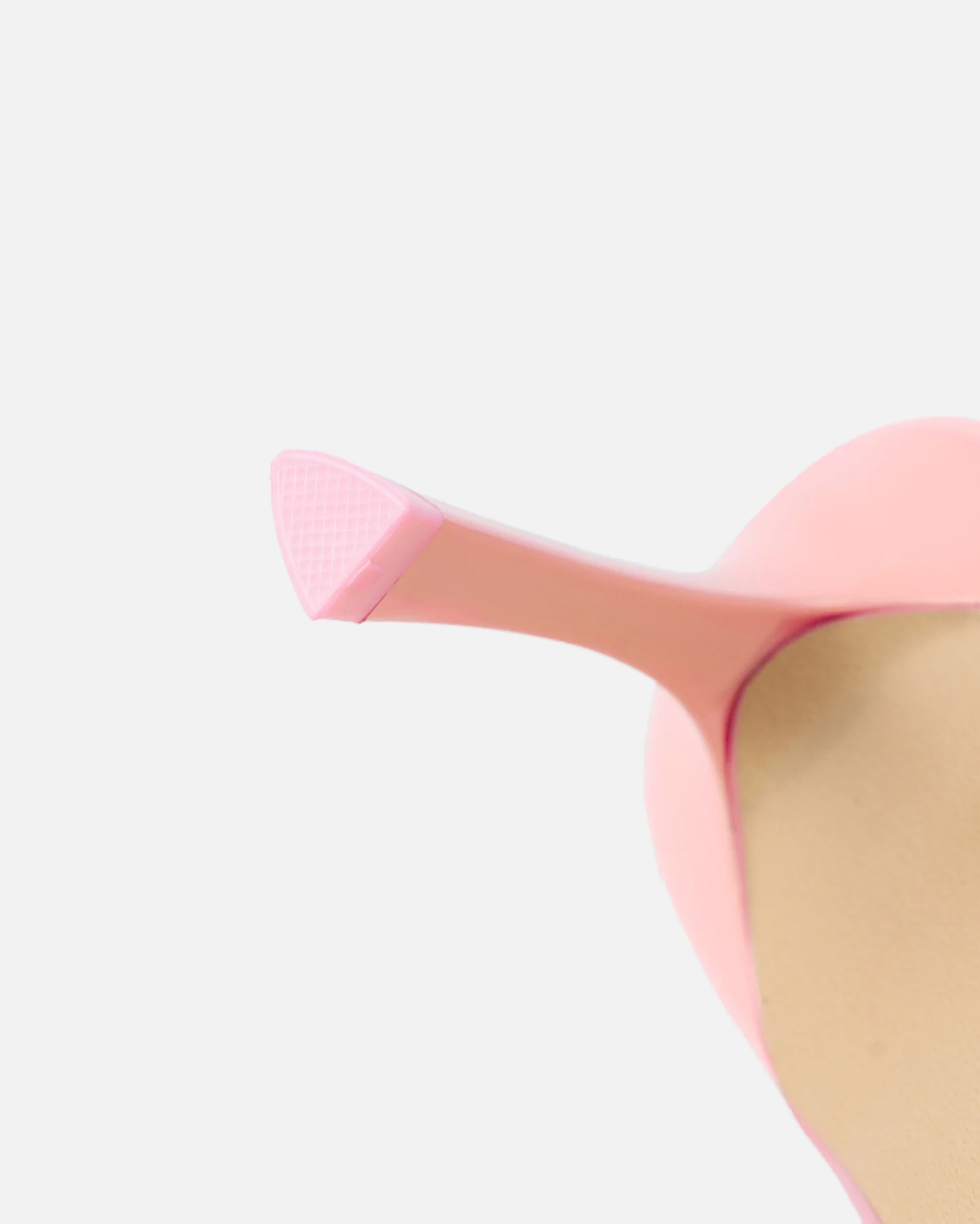 Liorra Pink Patent Sling Back Court Shoes - Image 3