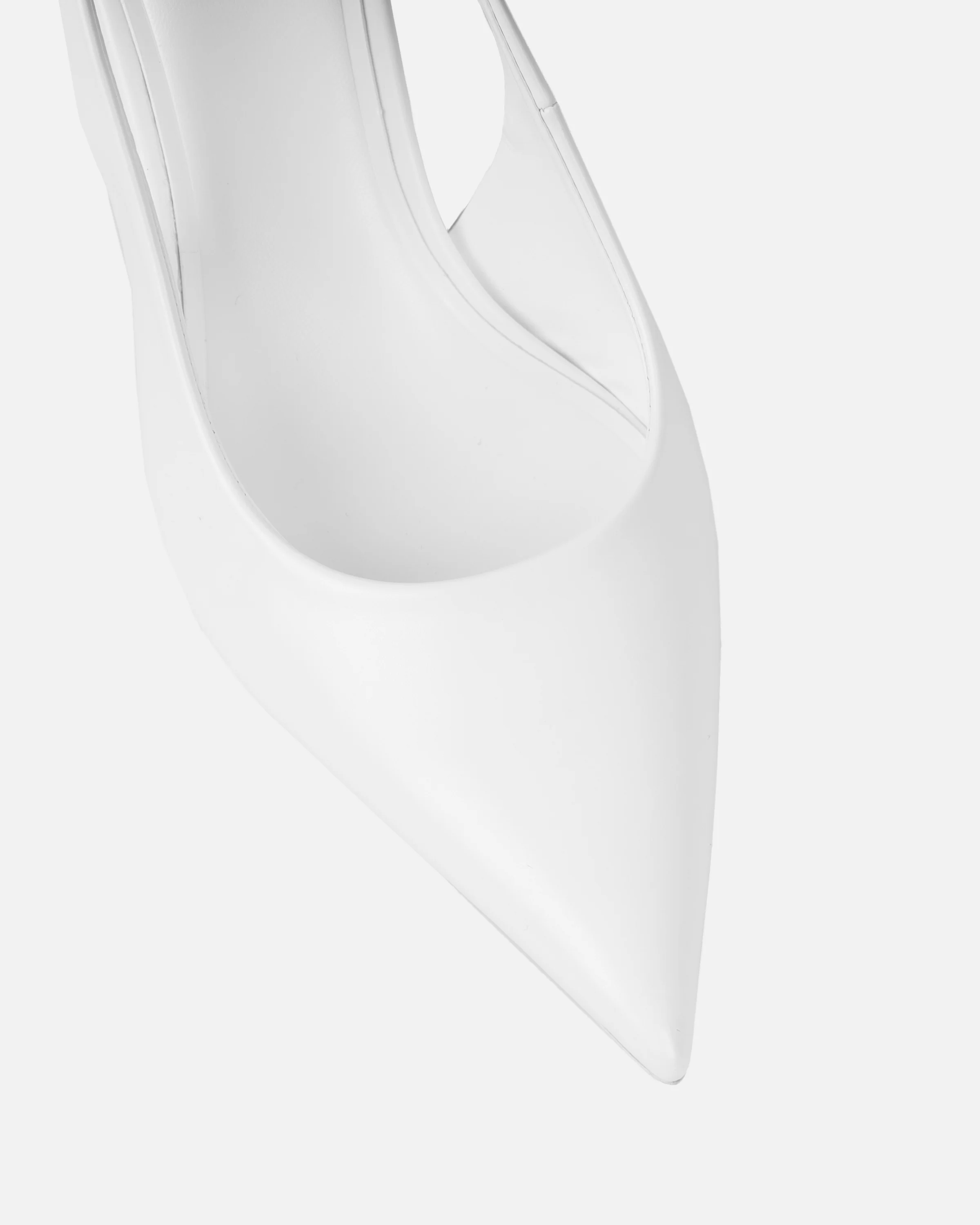 Liorra White Box Sling Back Court Shoes - Image 4