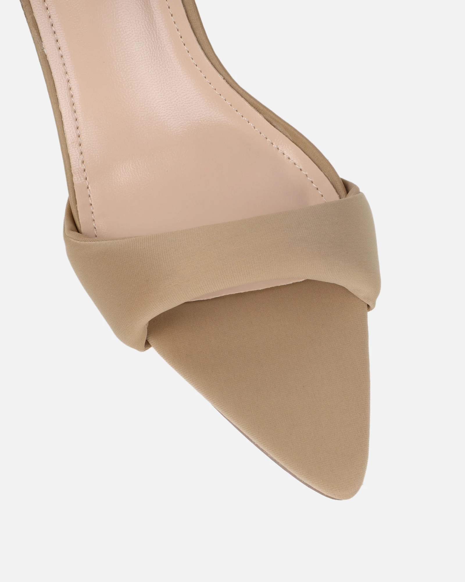 Lolly Nude Lycra Padded Mules - Image 4