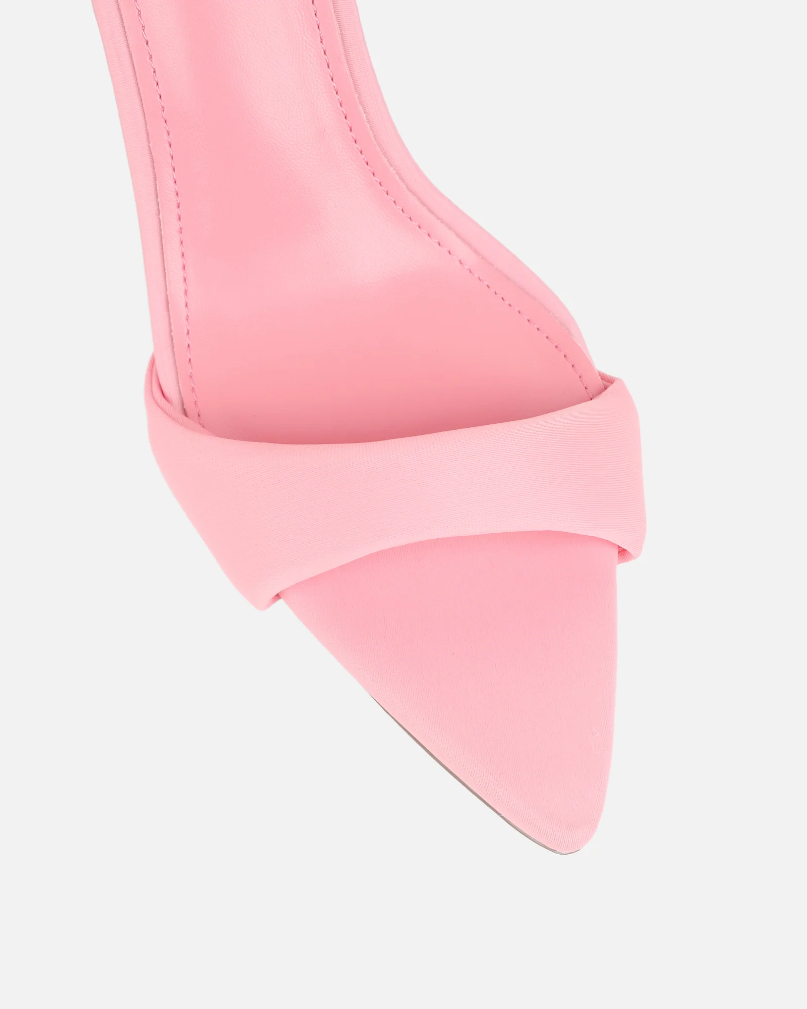 Lolly Pink Lycra Padded Mules - Image 4