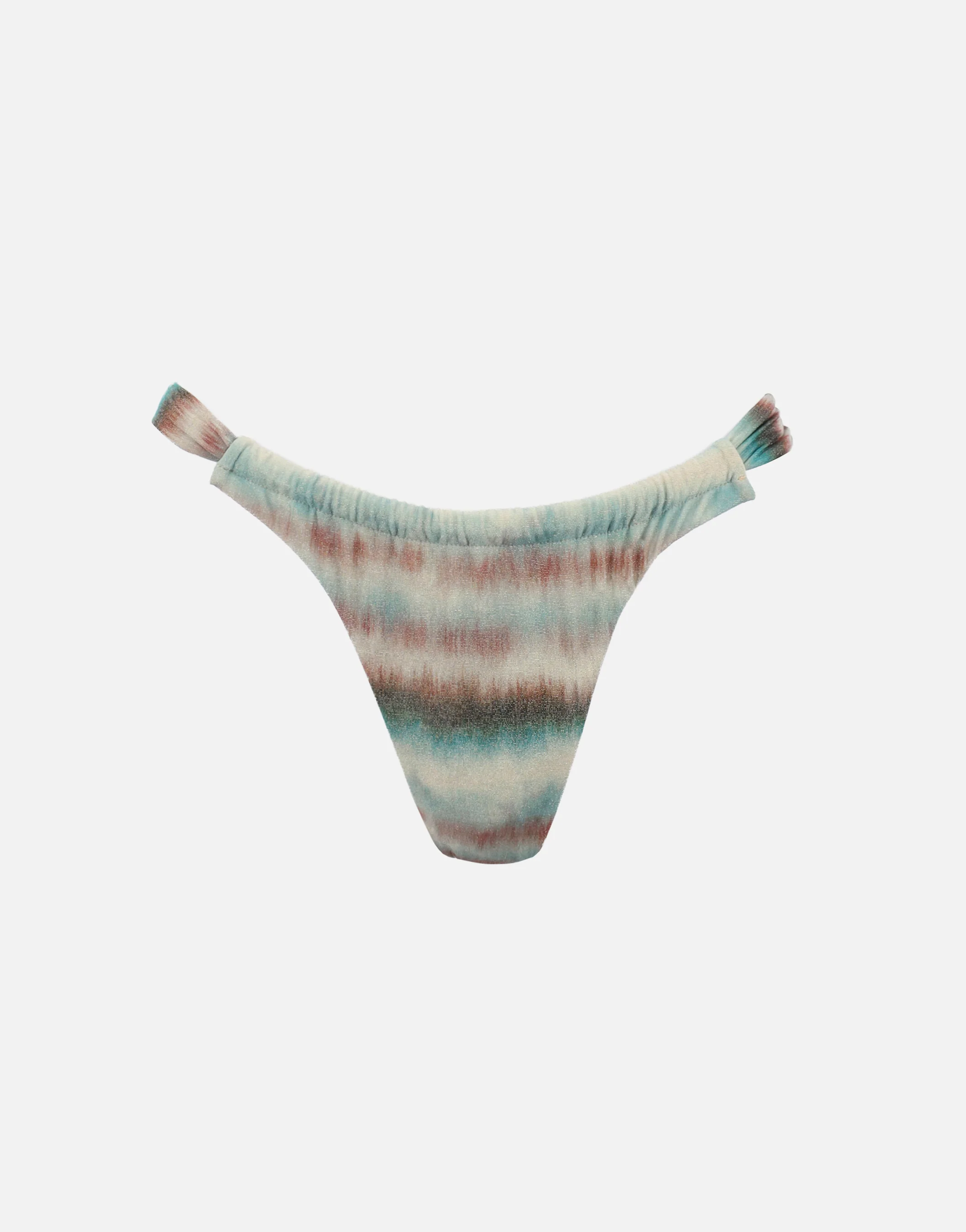 Lona Tie Dye Thick Strap Bikini Bottoms In Multi - Image 5