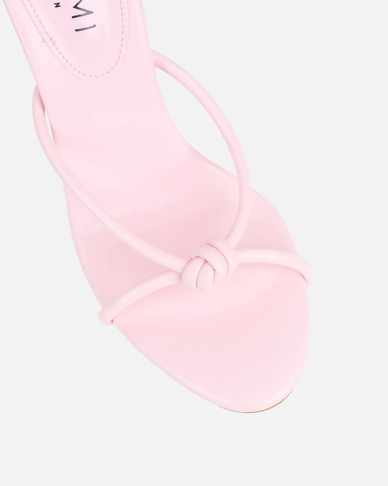 Louna Pink Twist Heeled Sandals - Image 4