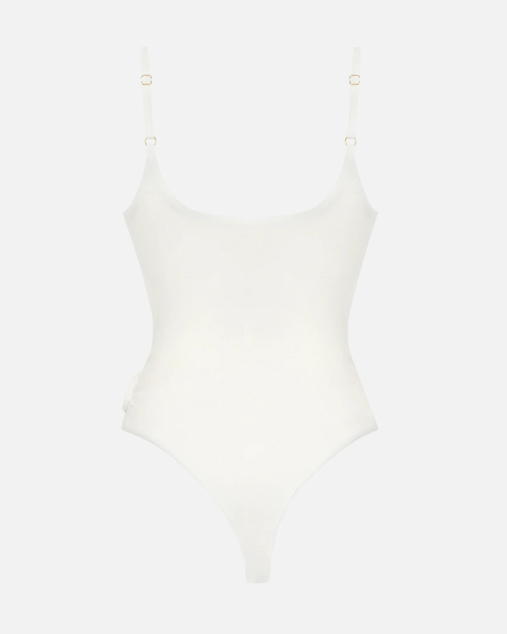 Luana Ivory Cut Out Ring Trim Swimsuit - Image 4