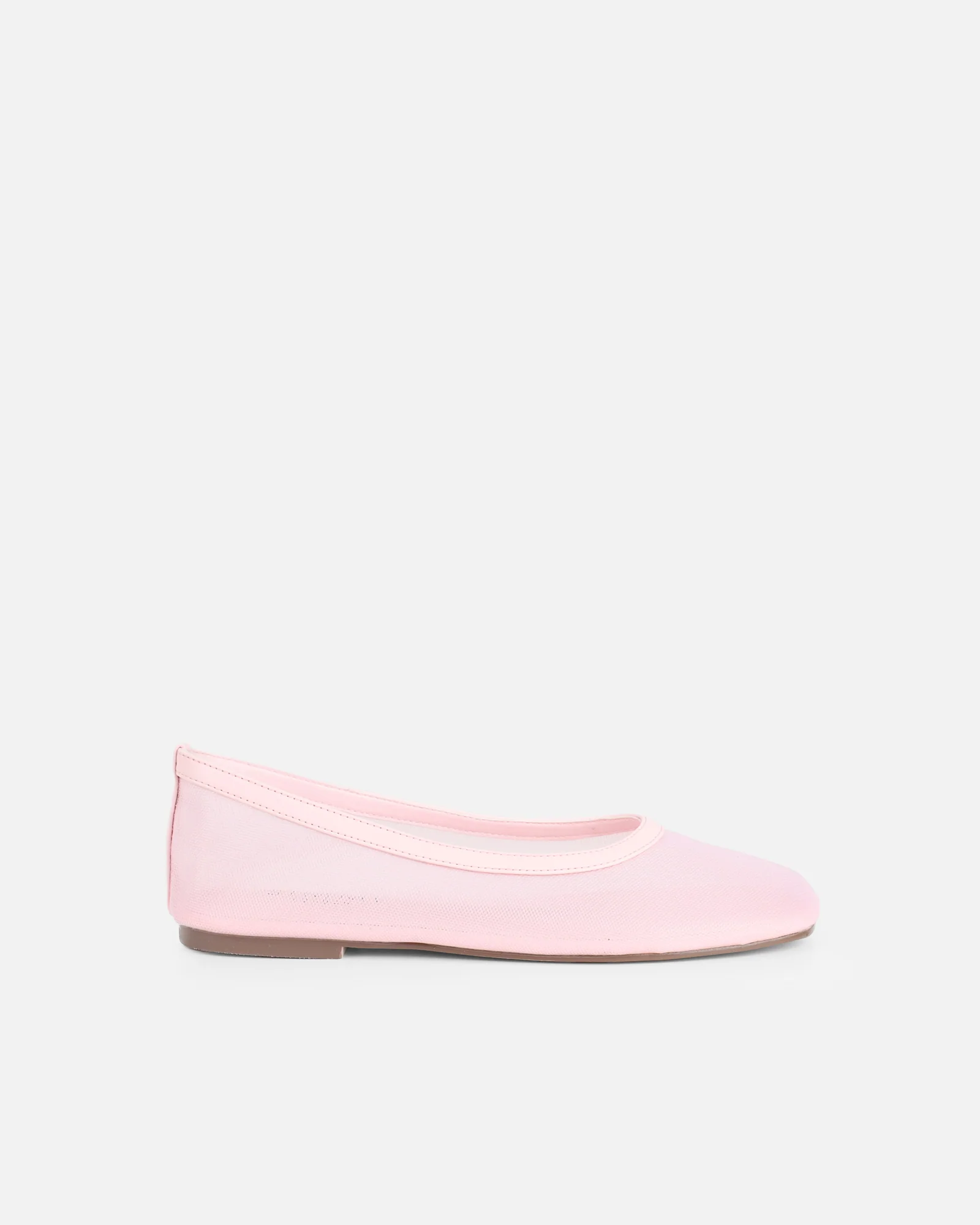 Luanne Pink Mesh Ballerina Flats - Image 3