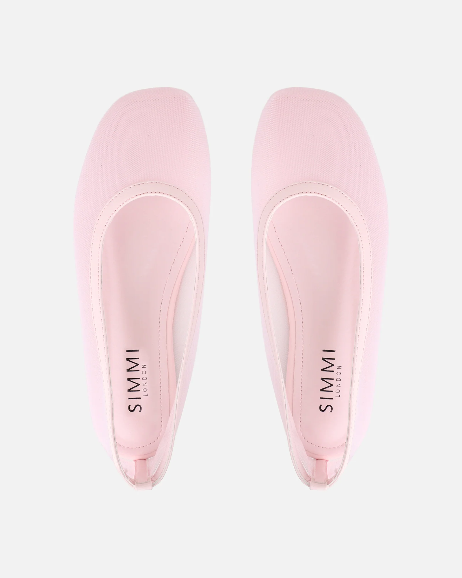 Luanne Pink Mesh Ballerina Flats - Image 4
