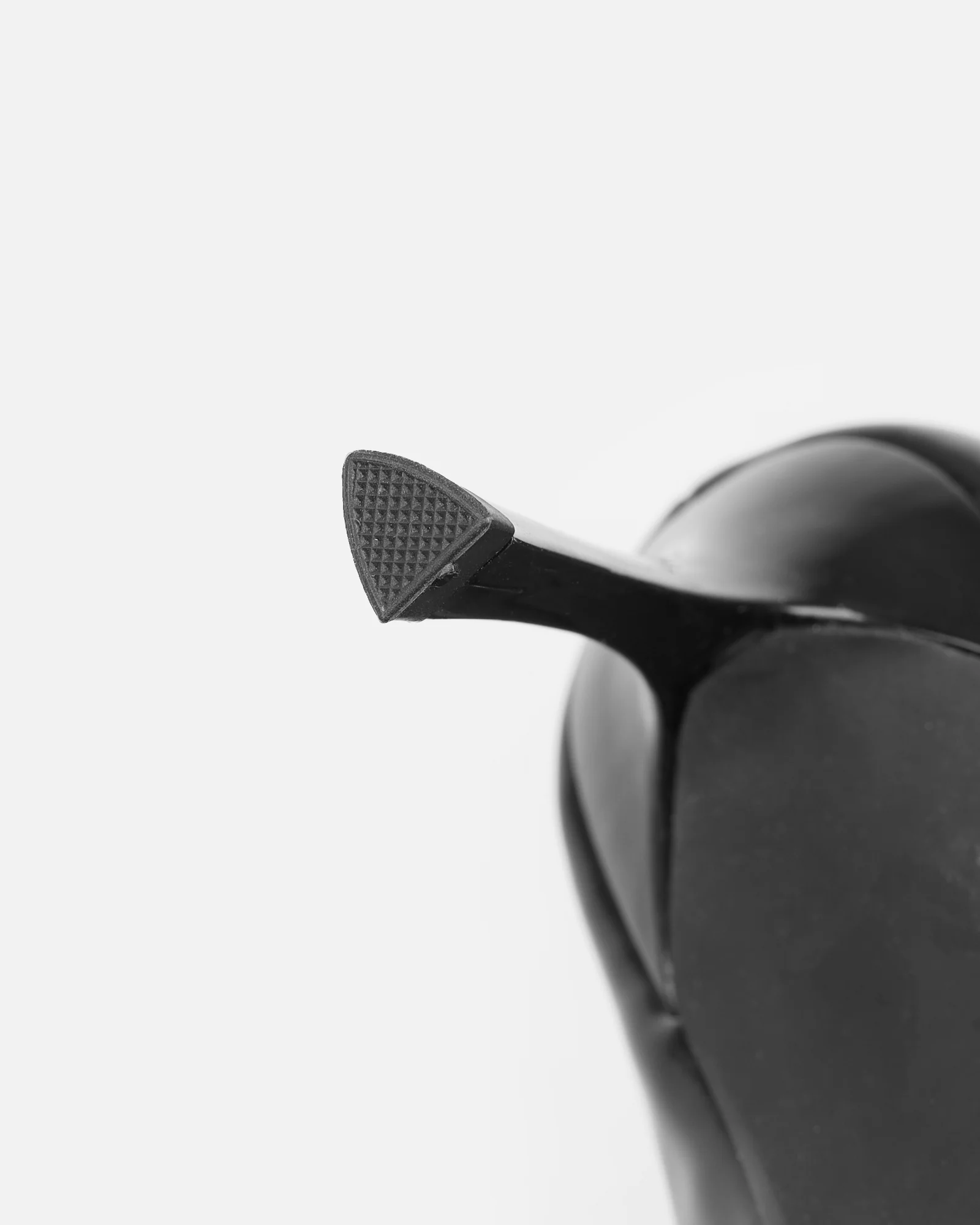 Luka Black Low Heeled Court Shoes - Image 3