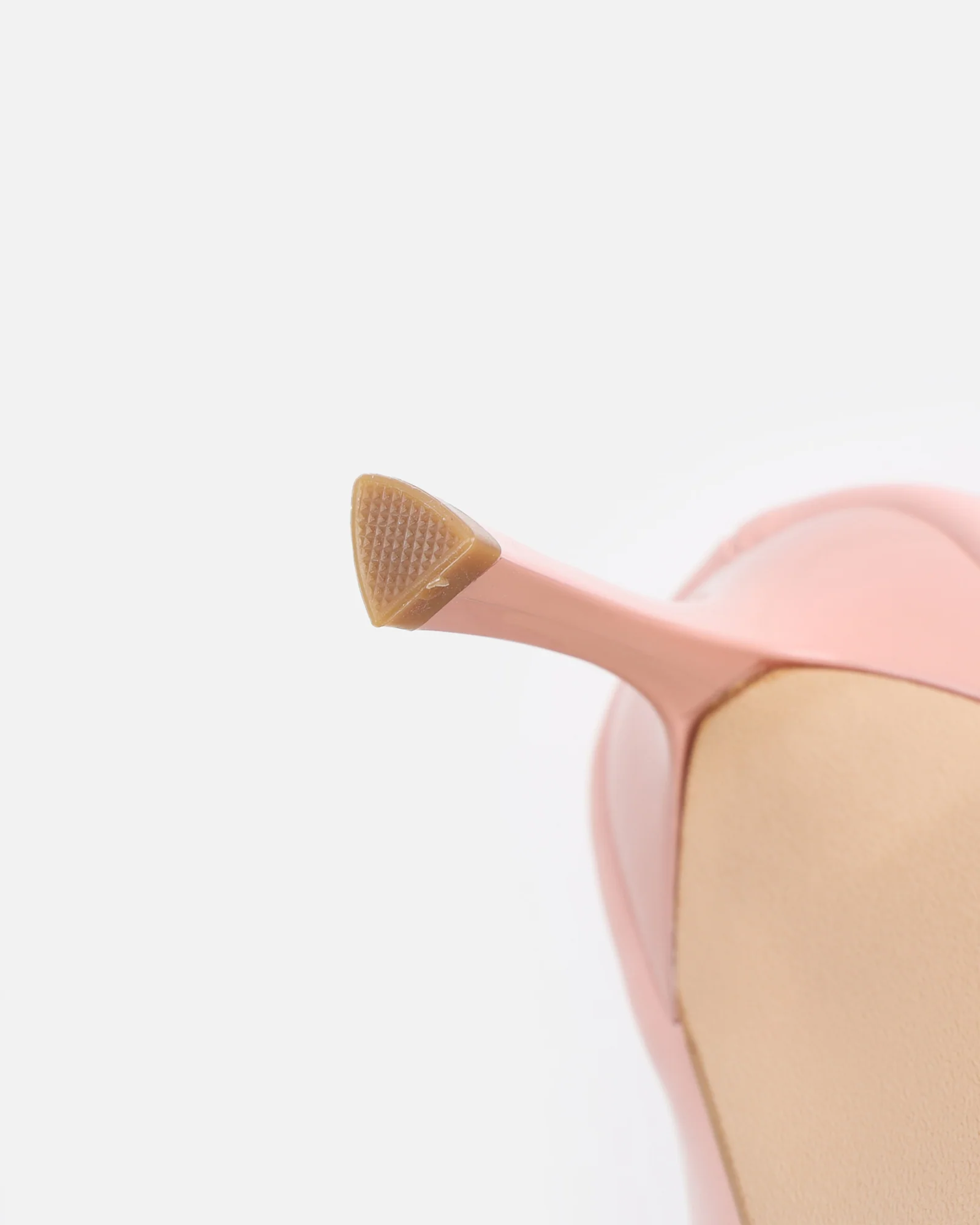 Luka Pink Low Heeled Court Shoes - Image 3