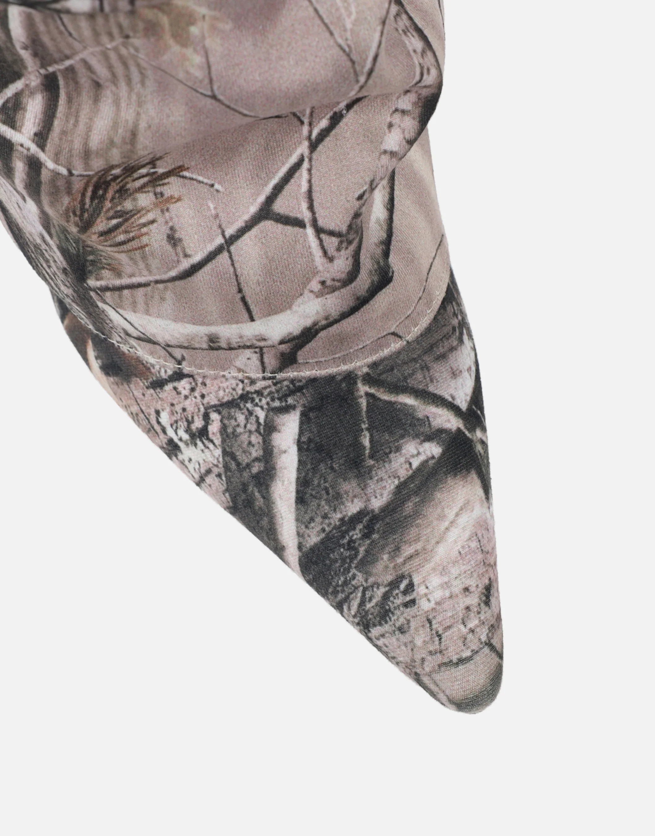 Lukas Natural Print Fold Over Heeled Boots - Image 4