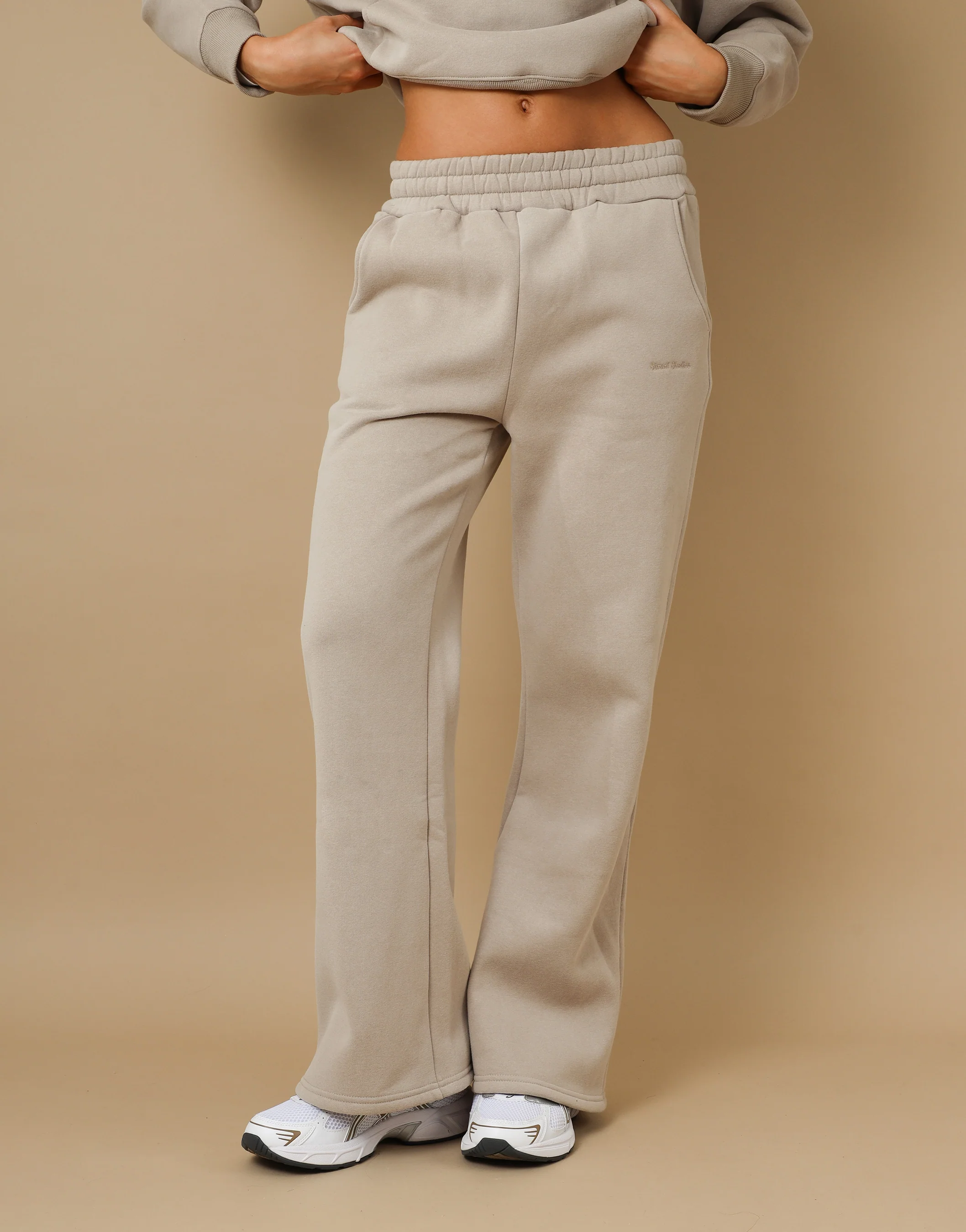 Maia Simmi Studios Essentials Joggers In Stone - Image 2