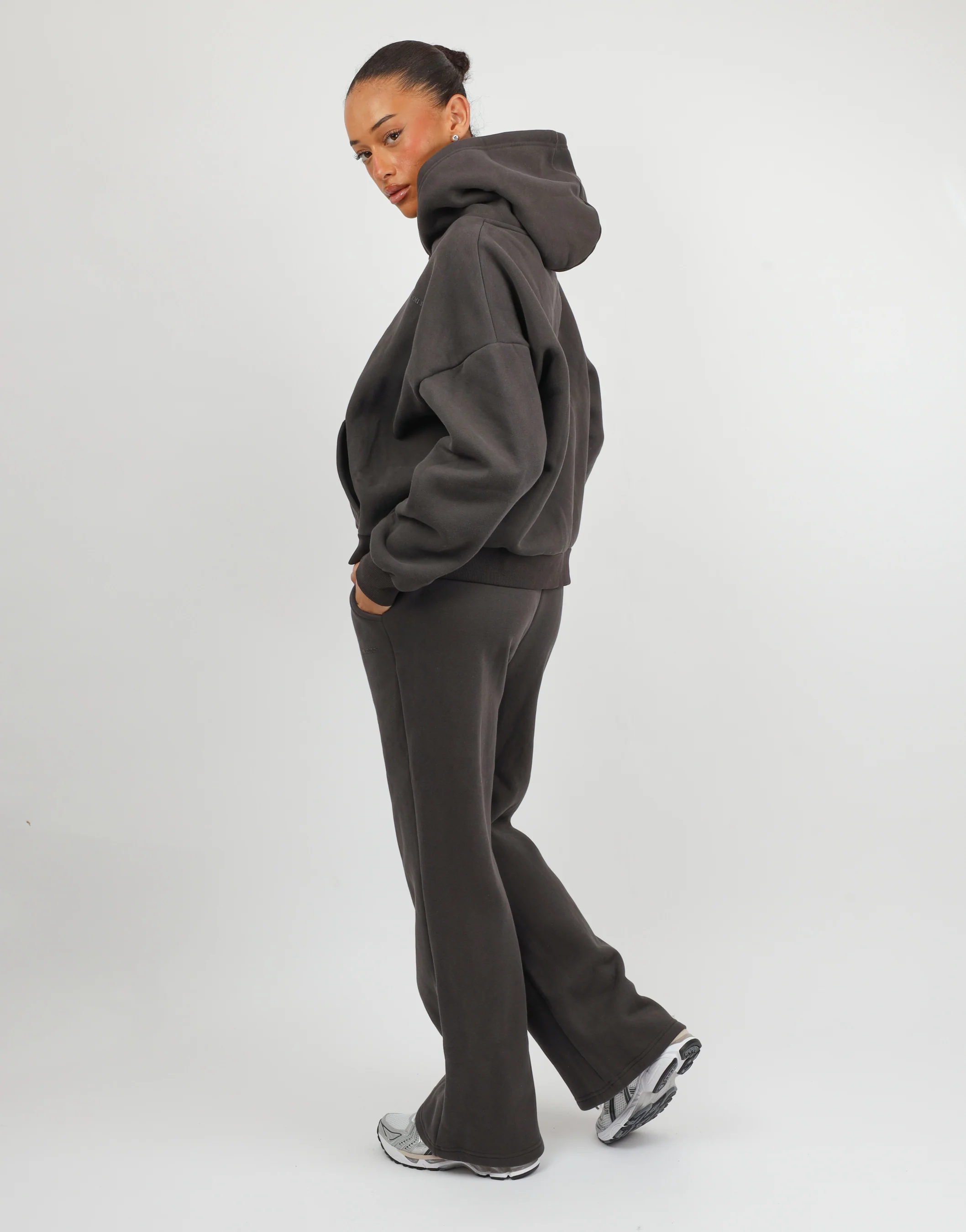 Maisy Simmi Studios Essentials Hoodie in Dark Grey - Image 5