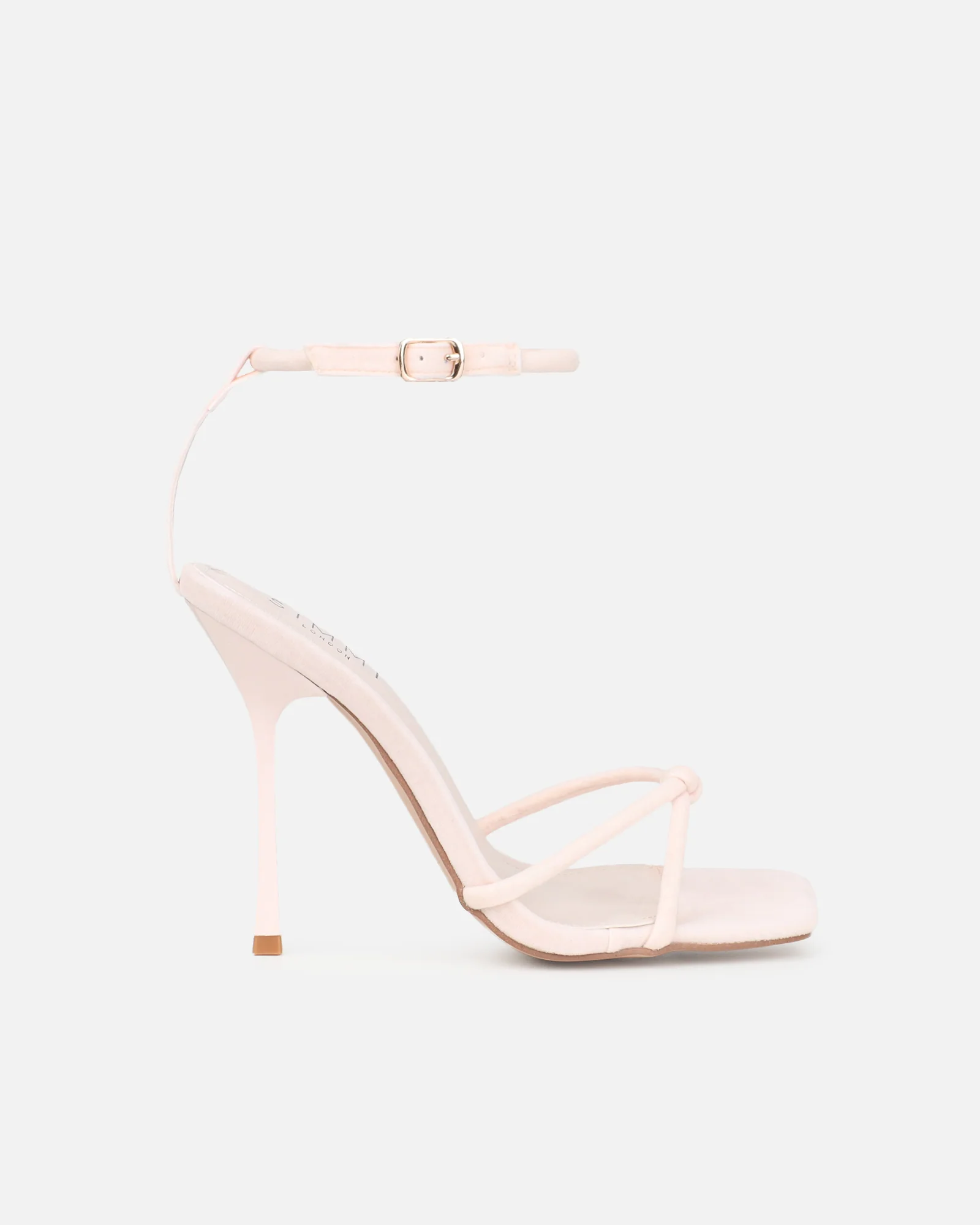 Malinda Stone Velvet Heeled Sandals - Image 2