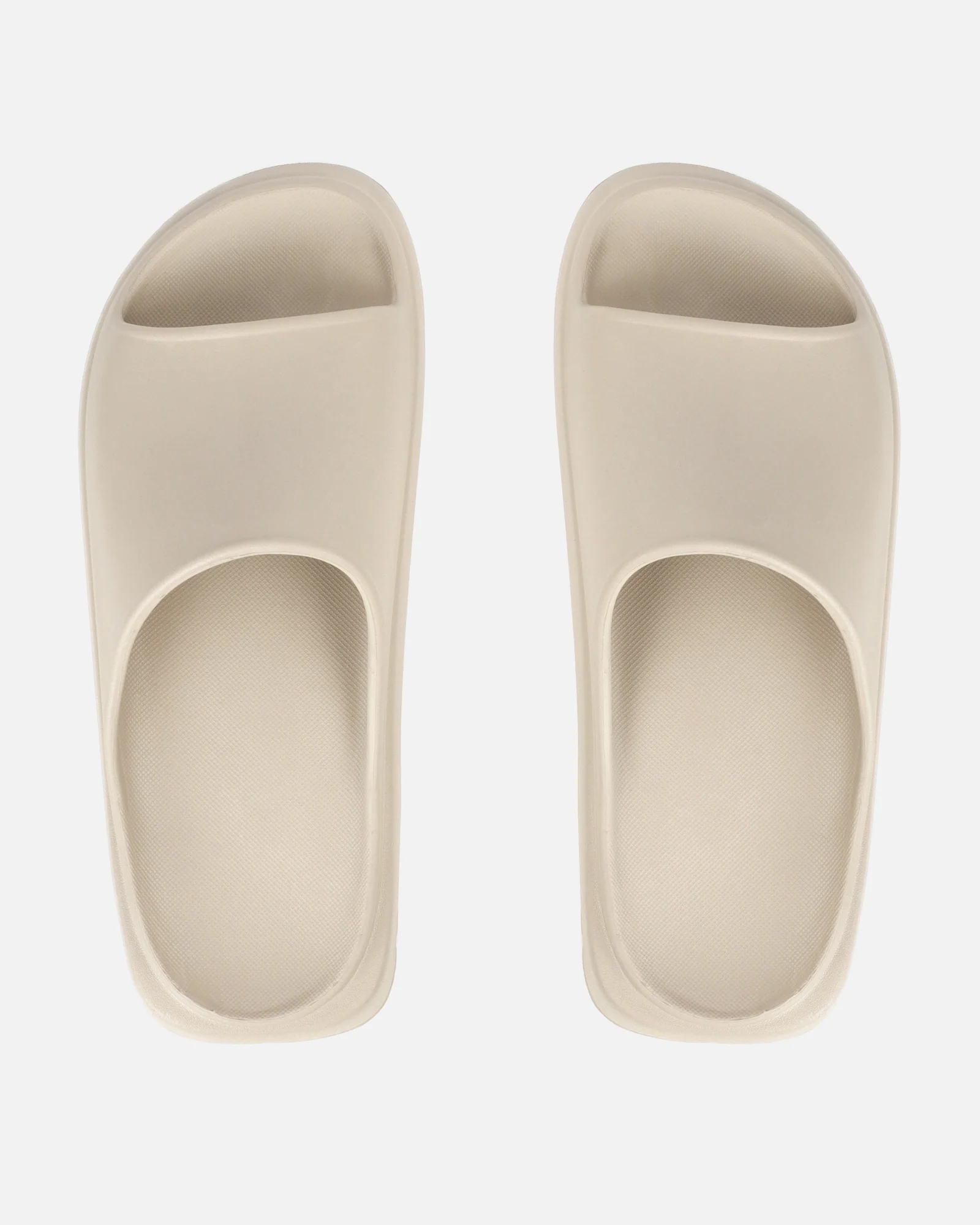 Malu Mocha Chunky Flatform Moulded Sliders - Image 3